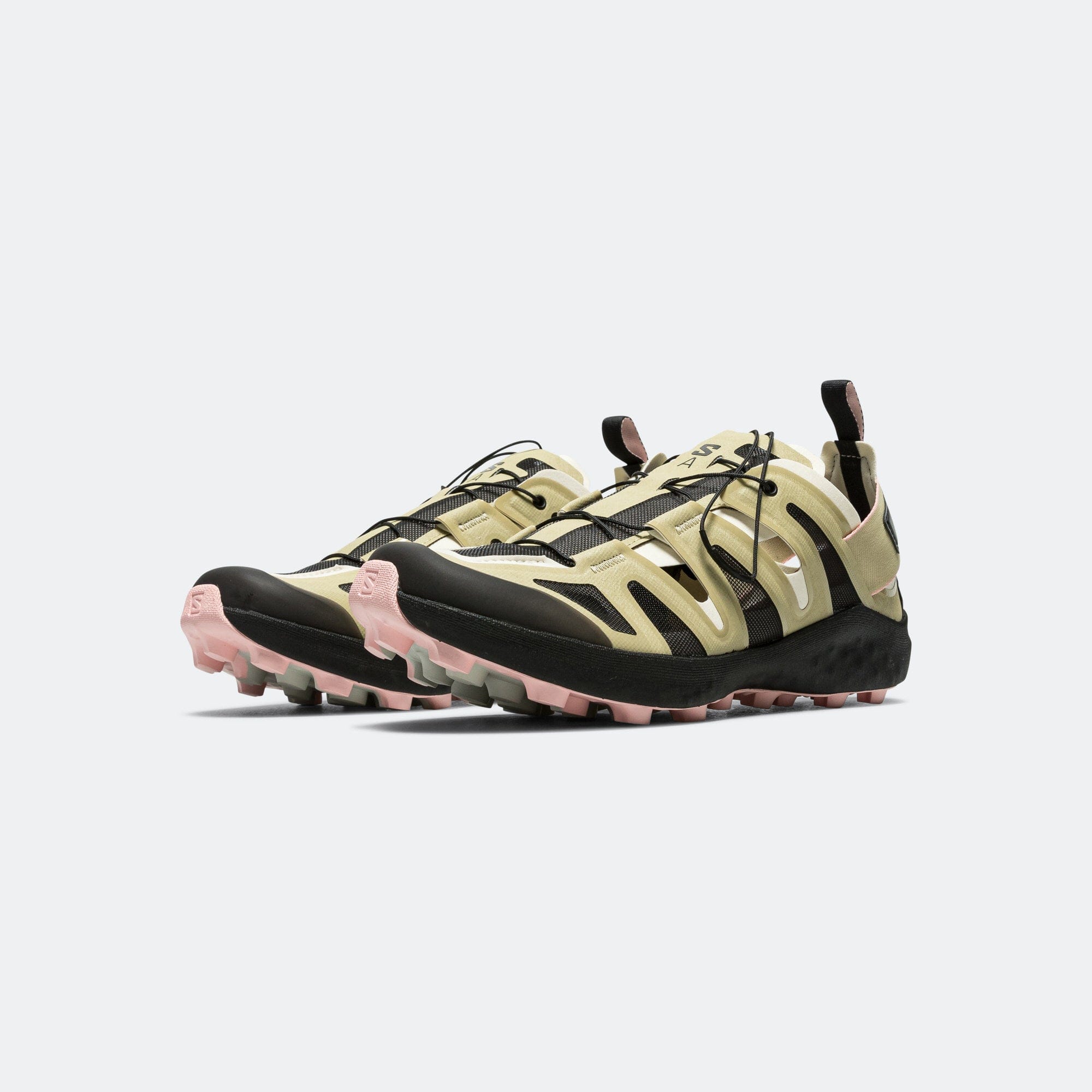 Salomon Udara Advanced - Pale Olive Green/Black - Impatiens Pink
