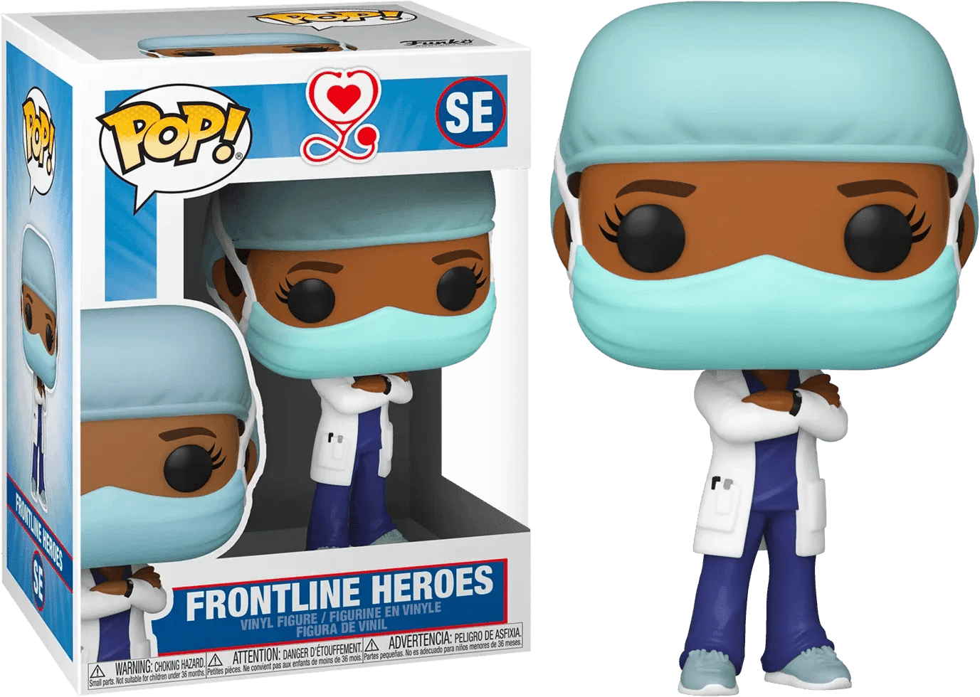 Funko Pop! Heroes - Front Line Worker Female Purple Pop! Vinyl