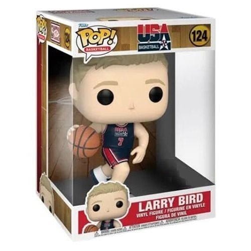 Funko Pop! Basketball 124 NBA Larry Bird (1992 Team USA Navy Jersey) 10 - Inch Vinyl Figure