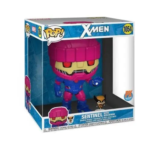 Funko Pop! 1054 - X - Men - Sentinel with Wolverine 10 - Inch Vinyl Figure - PREVIEWS Exclusive