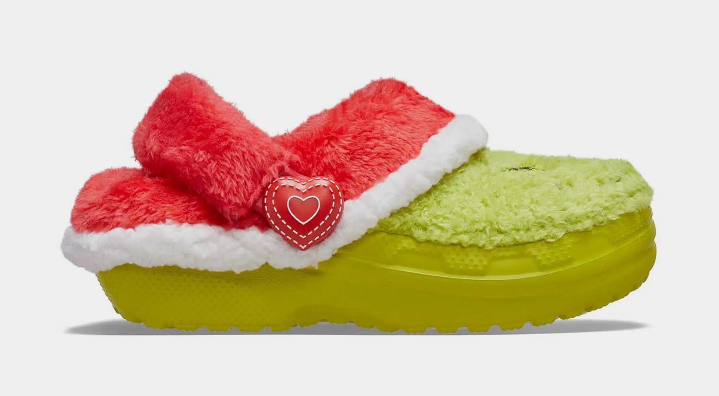 CROCS The Grinch Classic Clog Infant Toddler Sandals (Green/Red)