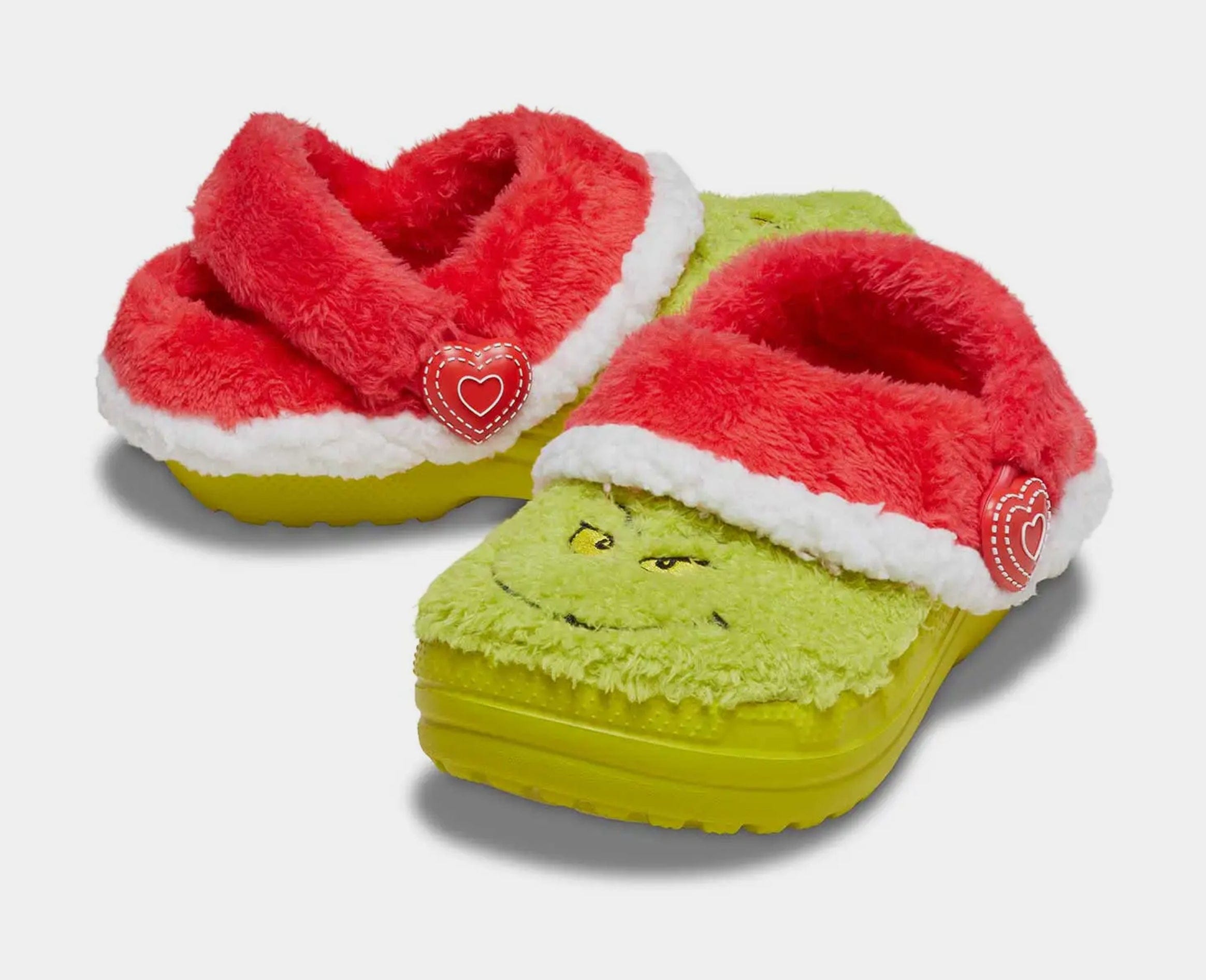 CROCS The Grinch Classic Clog Infant Toddler Sandals (Green/Red)