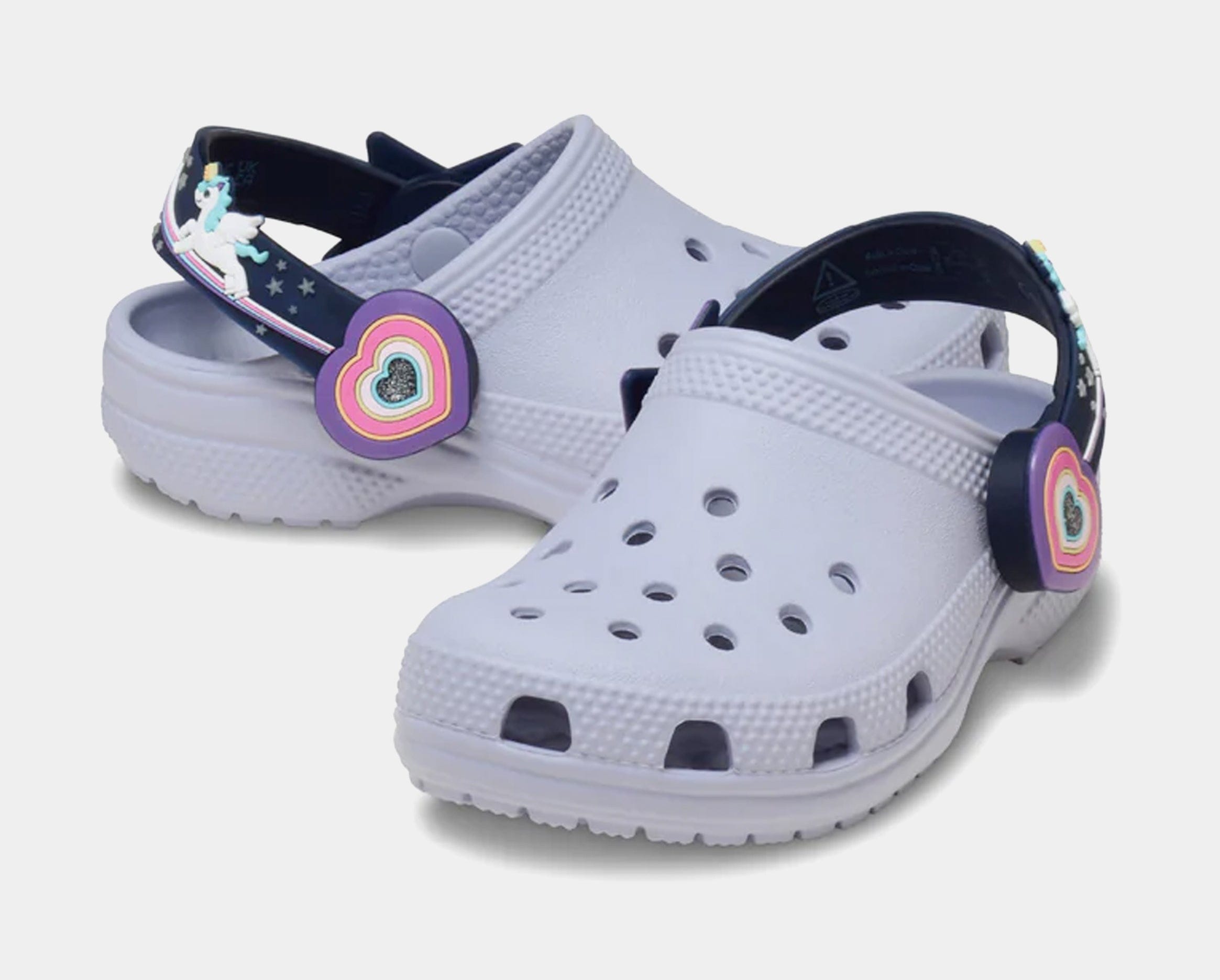 CROCS Classic Clog Imagination Light Infant Toddler Sandals (Purple)