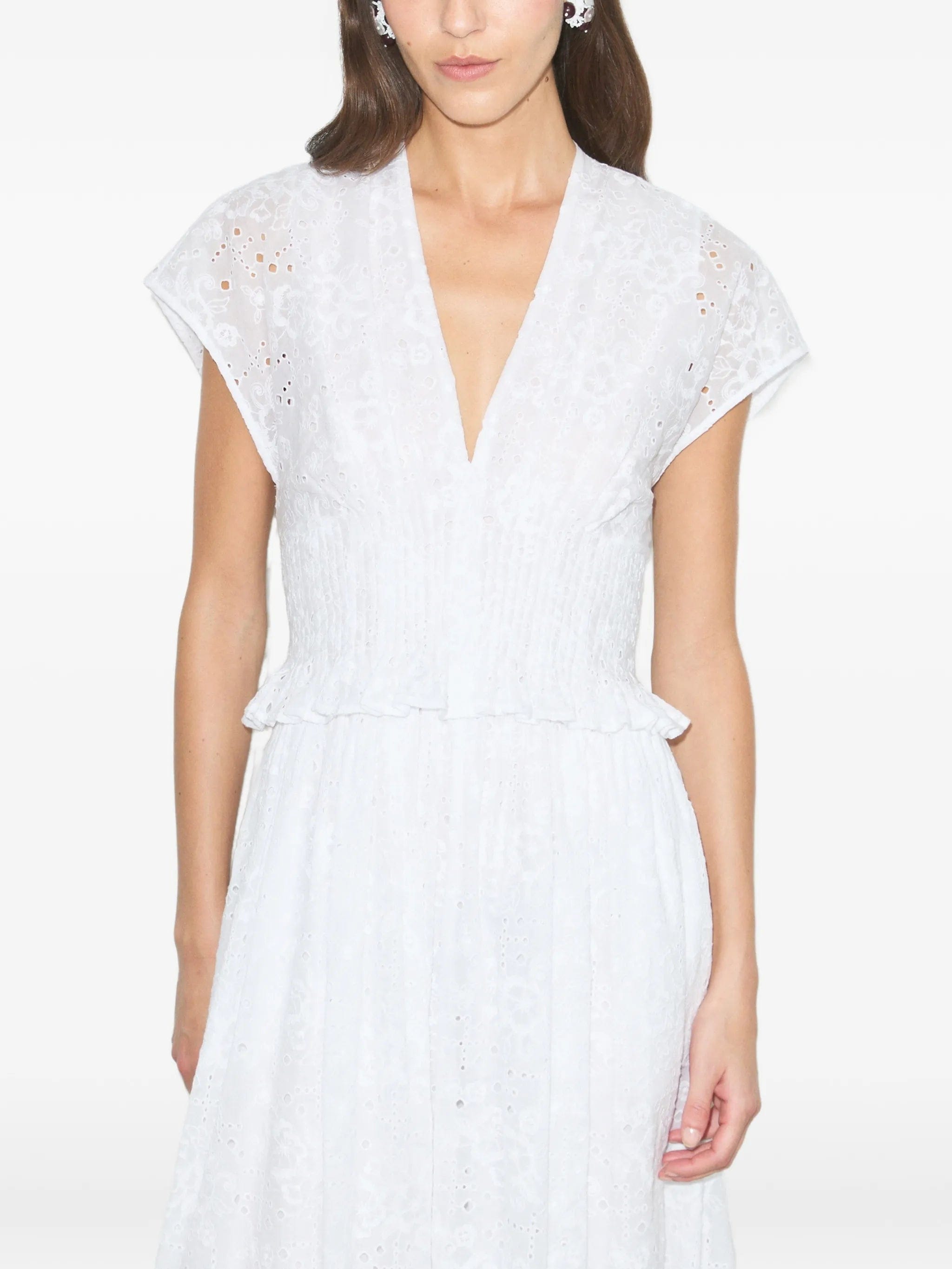 Tory Burch eyelet cotton maxi dress