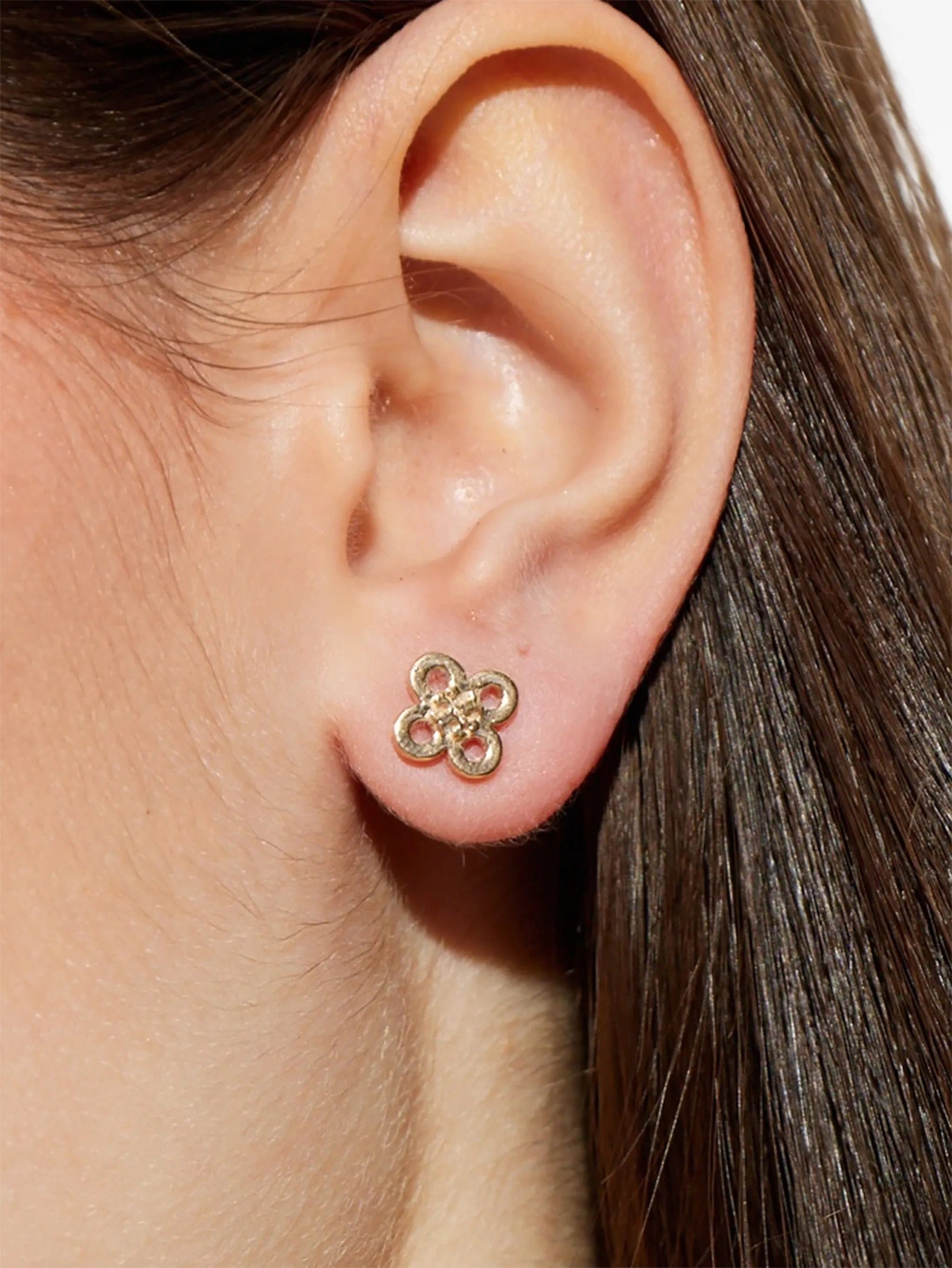 Tory Burch Kira Clover stud earrings