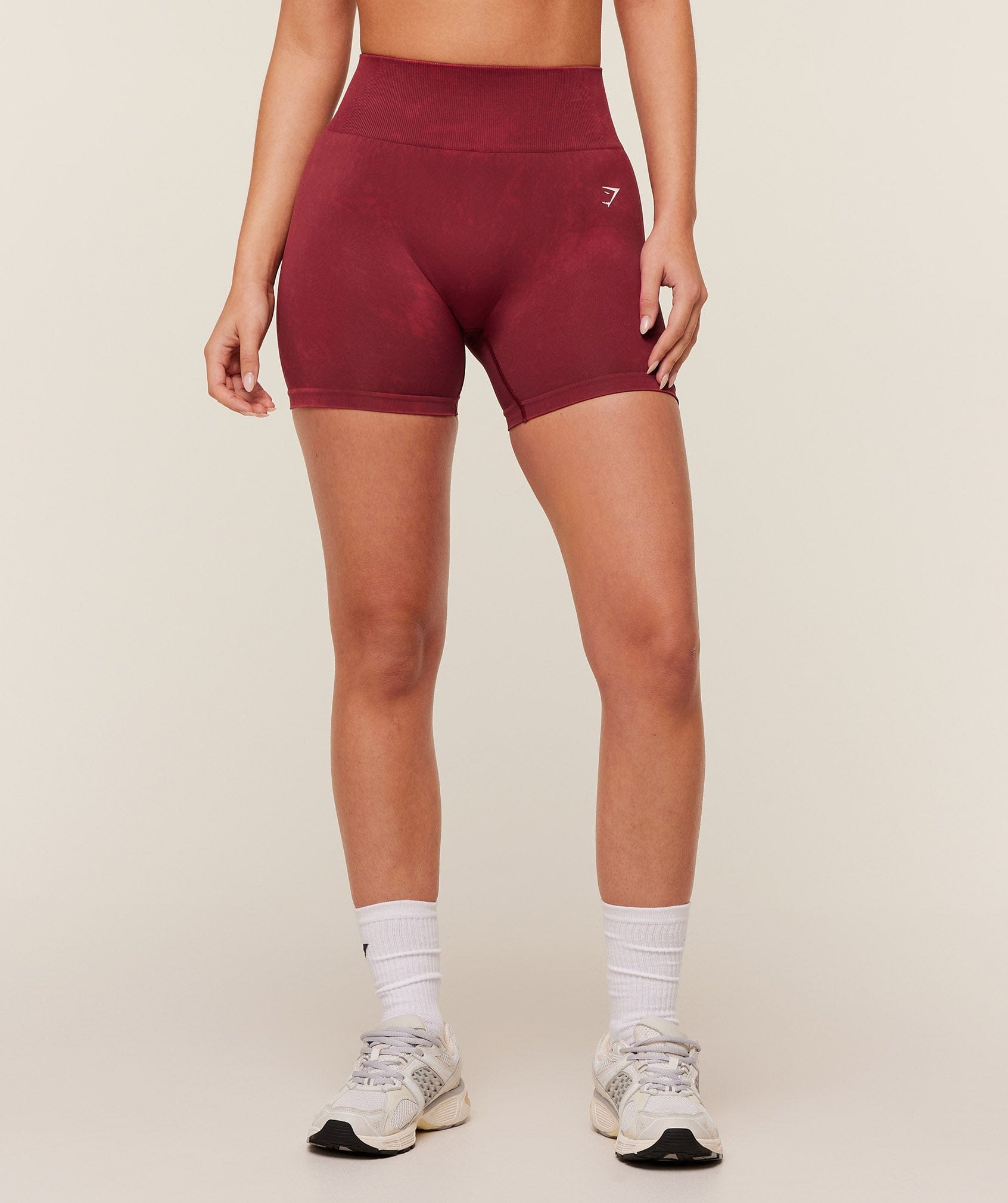 Gymshark Women's Gymshark Washed Shorts Red Wash