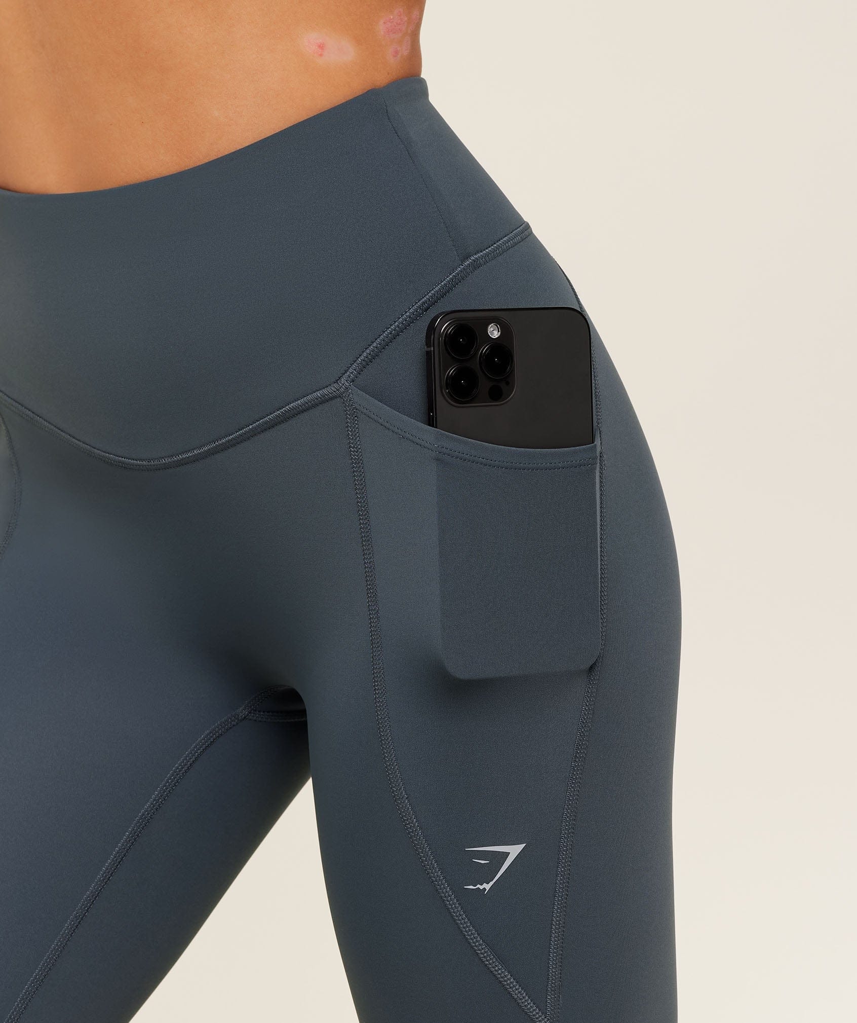 Gymshark Women's Gymshark Running Pocket Leggings Titanium Blue