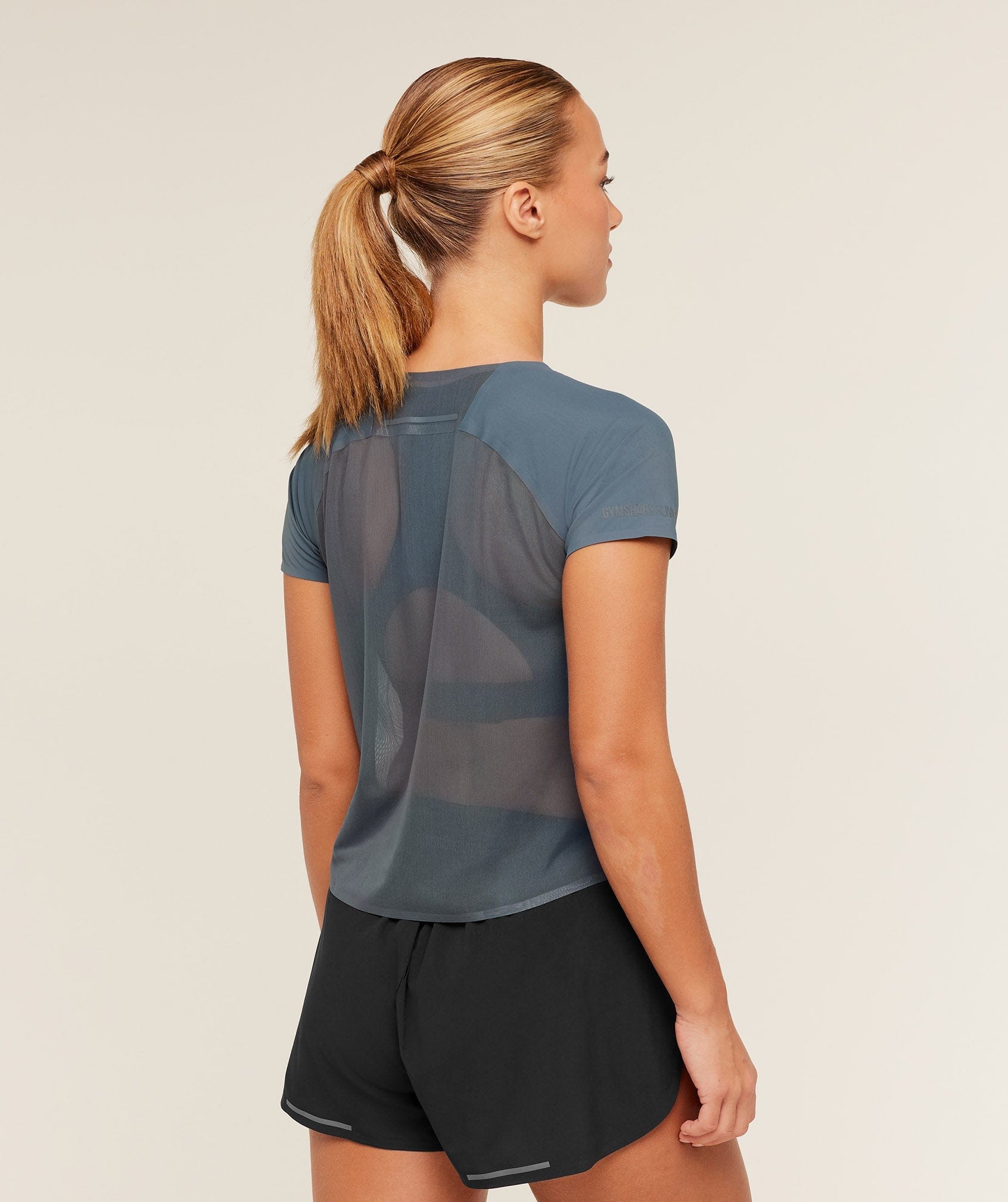 Gymshark Women's Gymshark Running Elite T - Shirt Titanium Blue