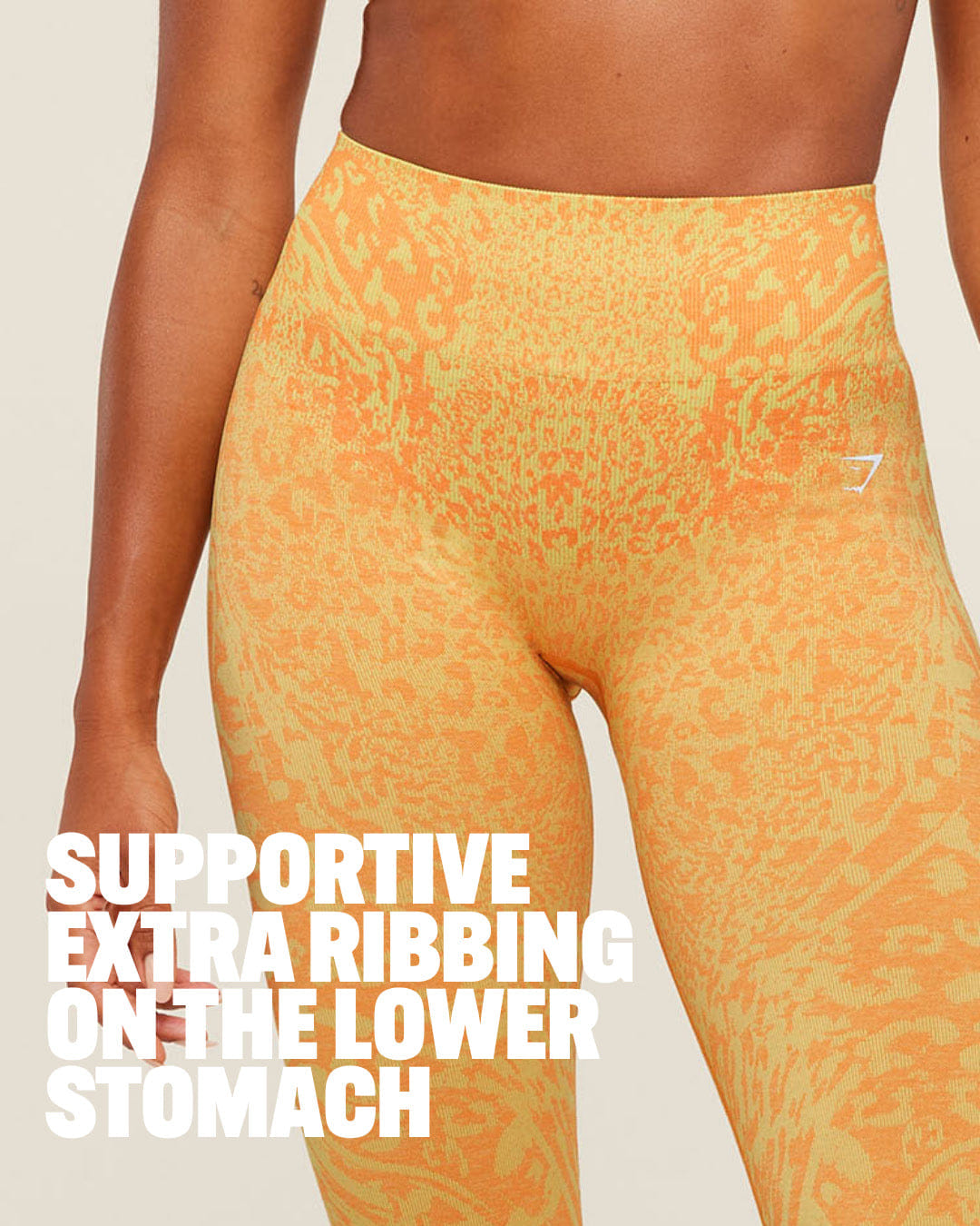 Gymshark Women's Gymshark Adapt Animal x Whitney Leggings Sorbet Yellow