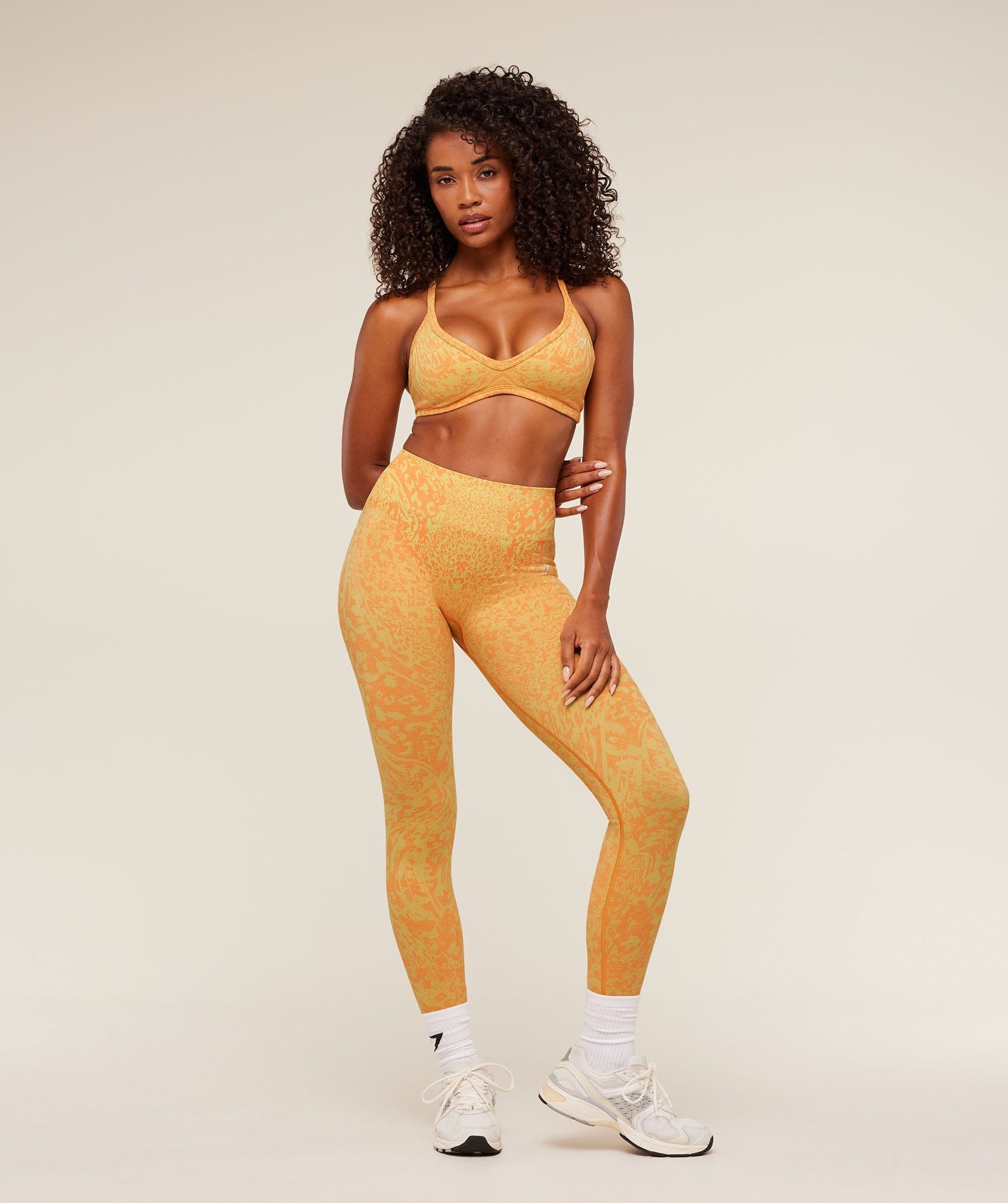 Gymshark Women's Gymshark Adapt Animal x Whitney Leggings Sorbet Yellow
