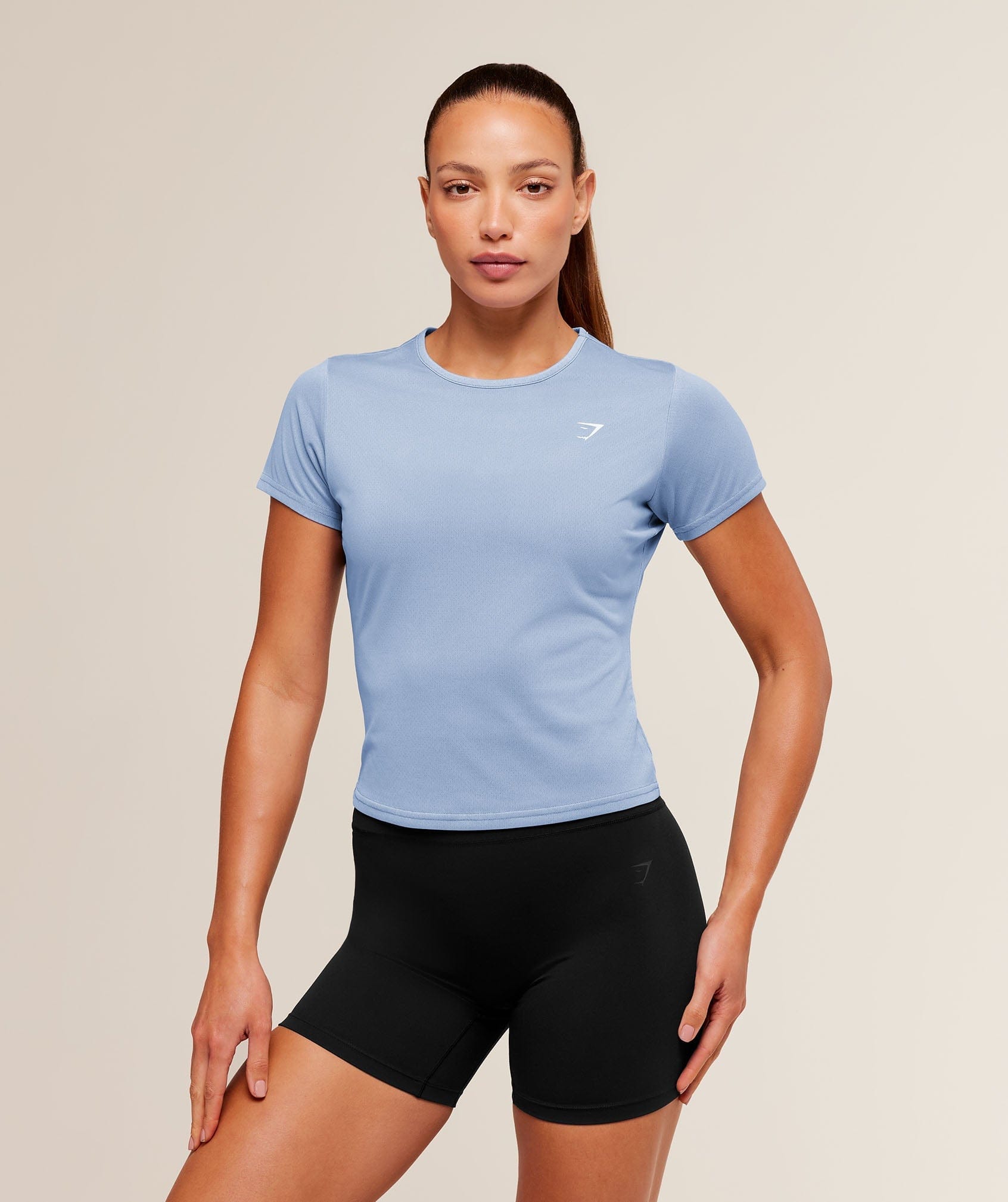 Gymshark Women's Gymshark Washed Pastel Baby T-Shirt Steady Purple