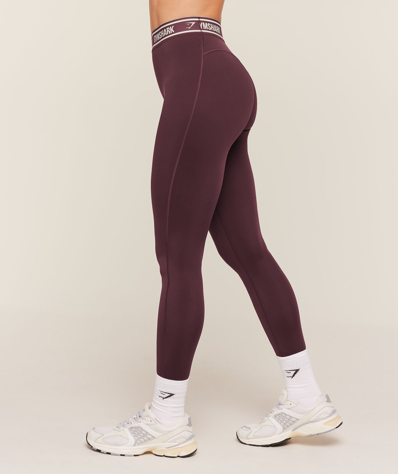Gymshark Women's Gymshark Waistband Logo Leggings Black