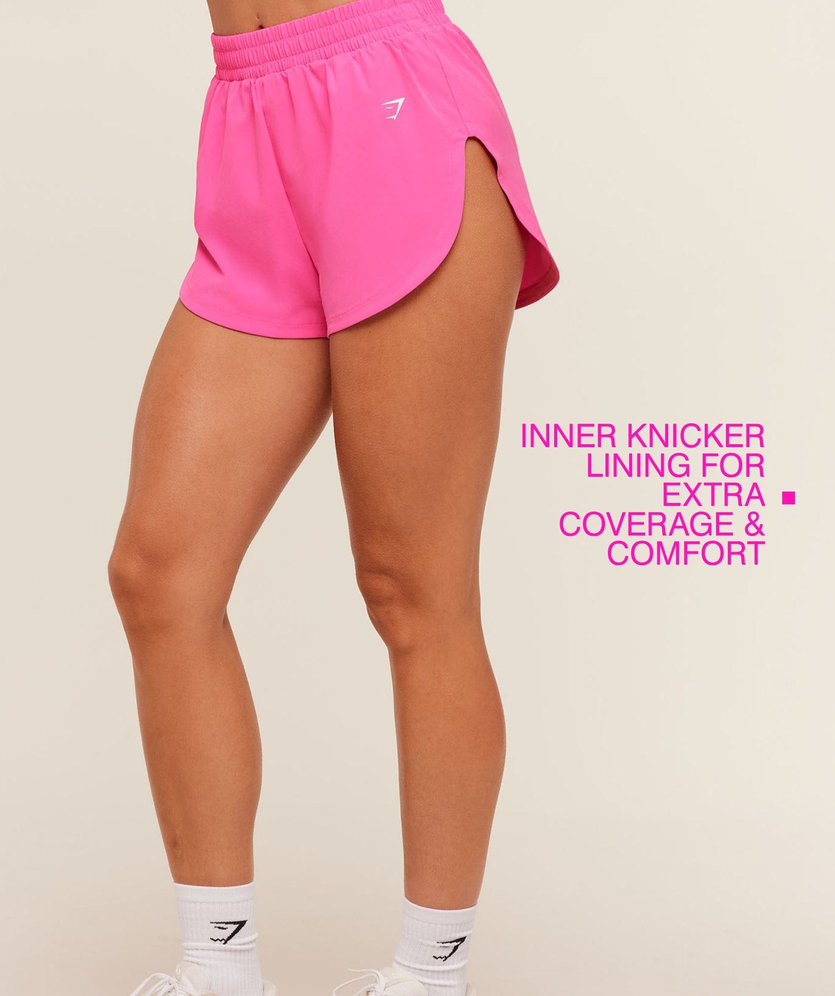Gymshark Women's Gymshark Interval High Leg Shorts Electric Pink