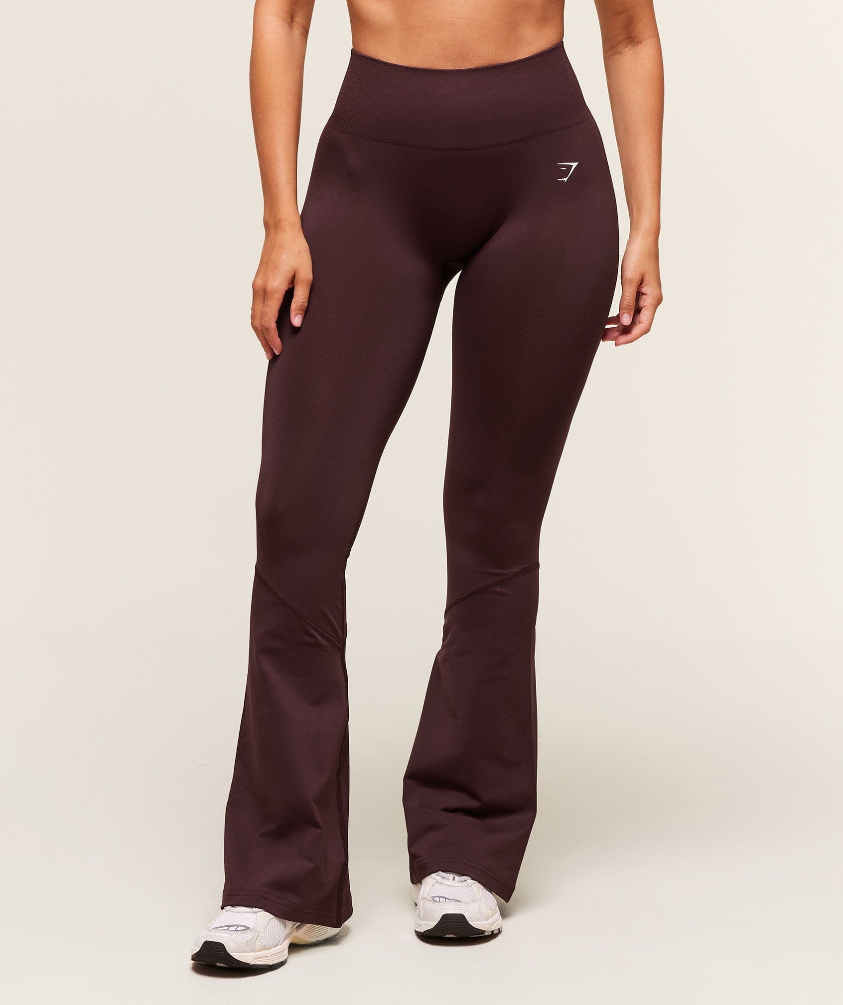 Gymshark Women's Gymshark Everyday Seamless Flared Leggings Cherry Purple