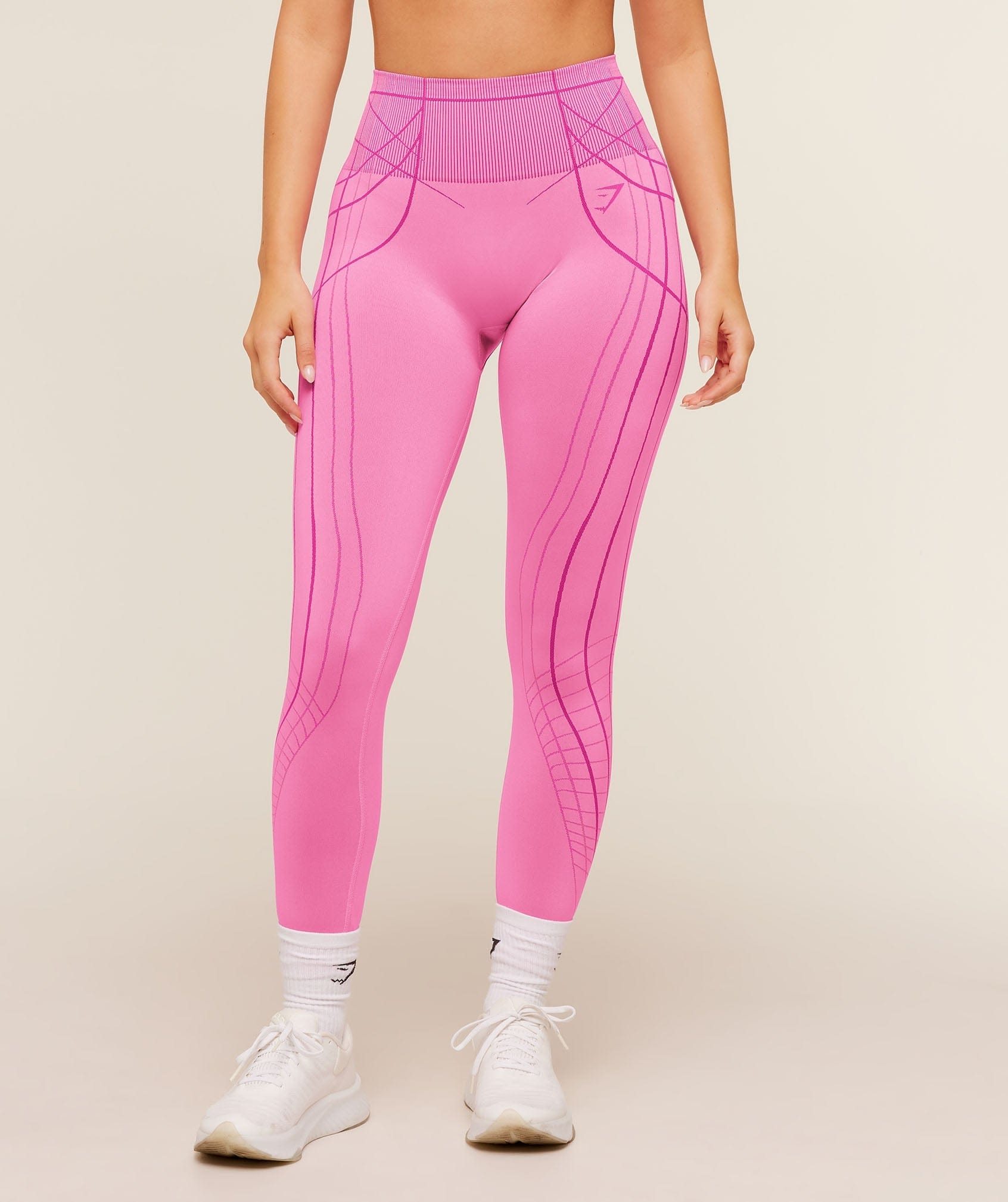 Gymshark Women's Gymshark Apex Seamless Leggings Focus Pink
