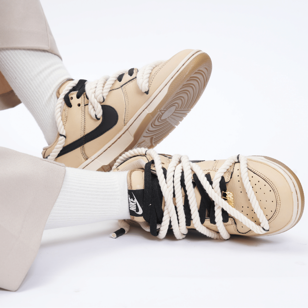 Mdcustoms COFFEE CROSS ROPE DUNK LOW GS