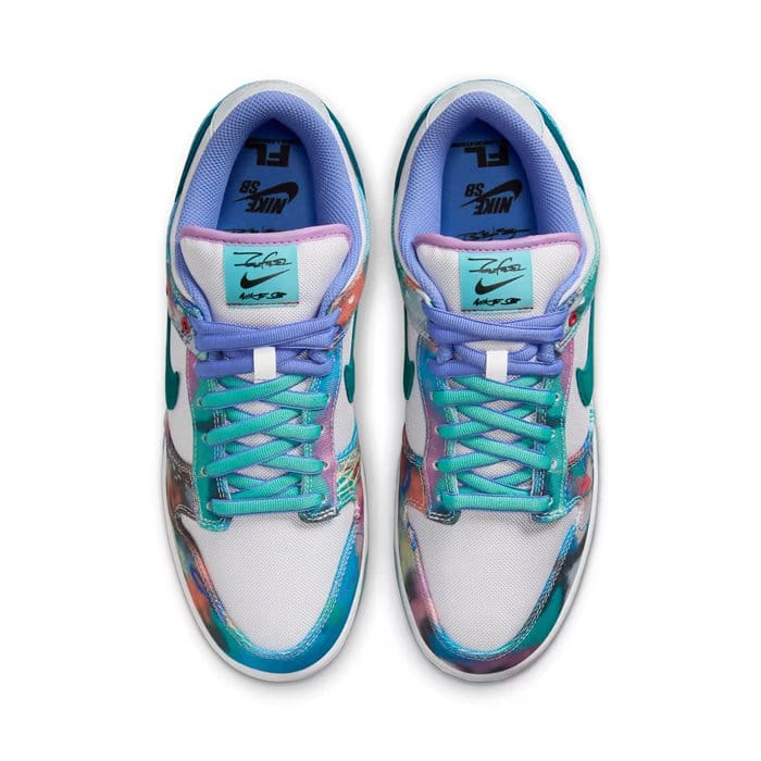 Futura Laboratories x Dunk Low SB Bleached Aqua