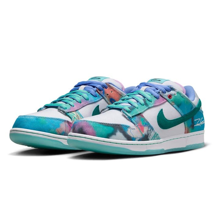 Futura Laboratories x Dunk Low SB Bleached Aqua