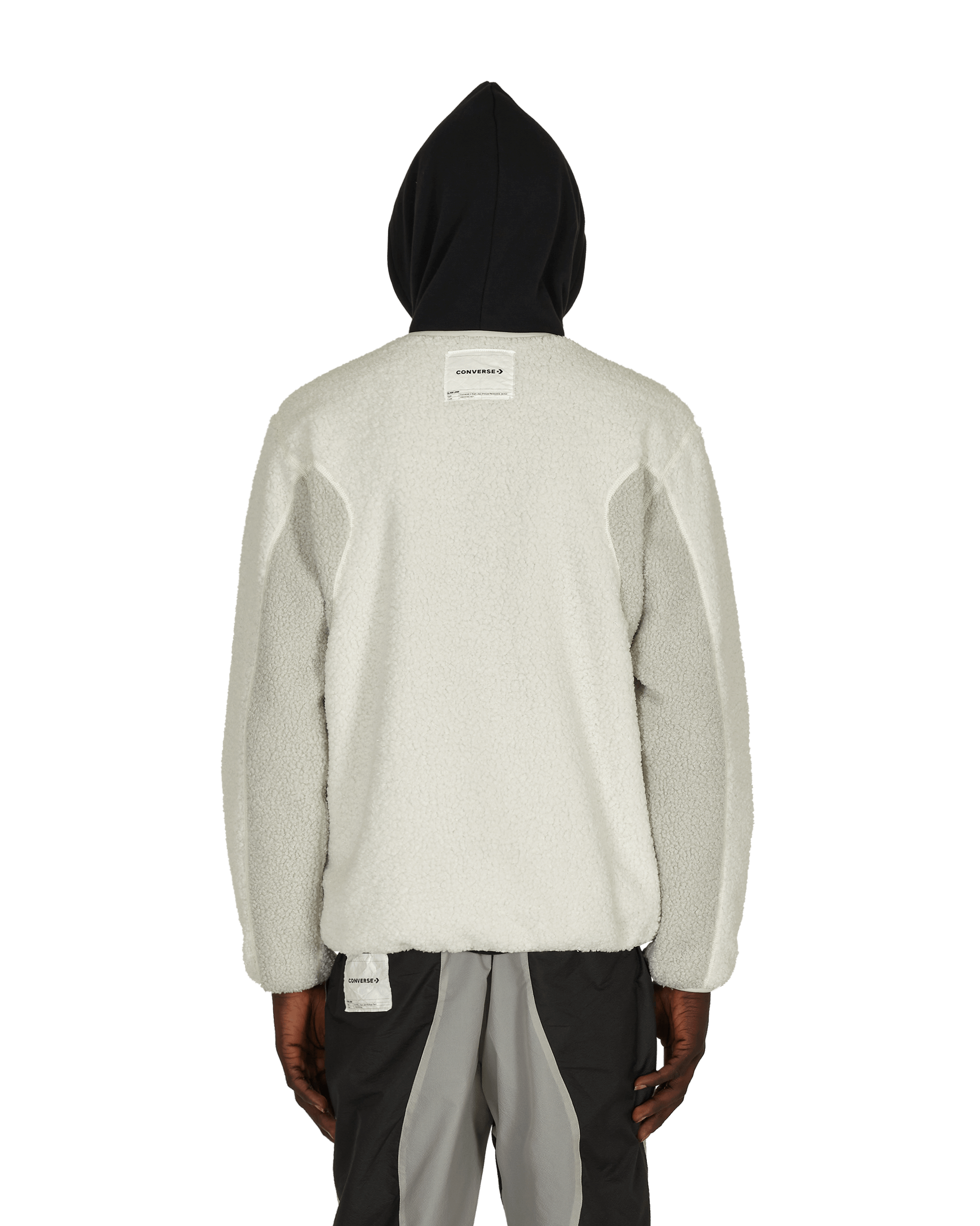Converse Slam Jam Sherpa Reversible Jacket Grey