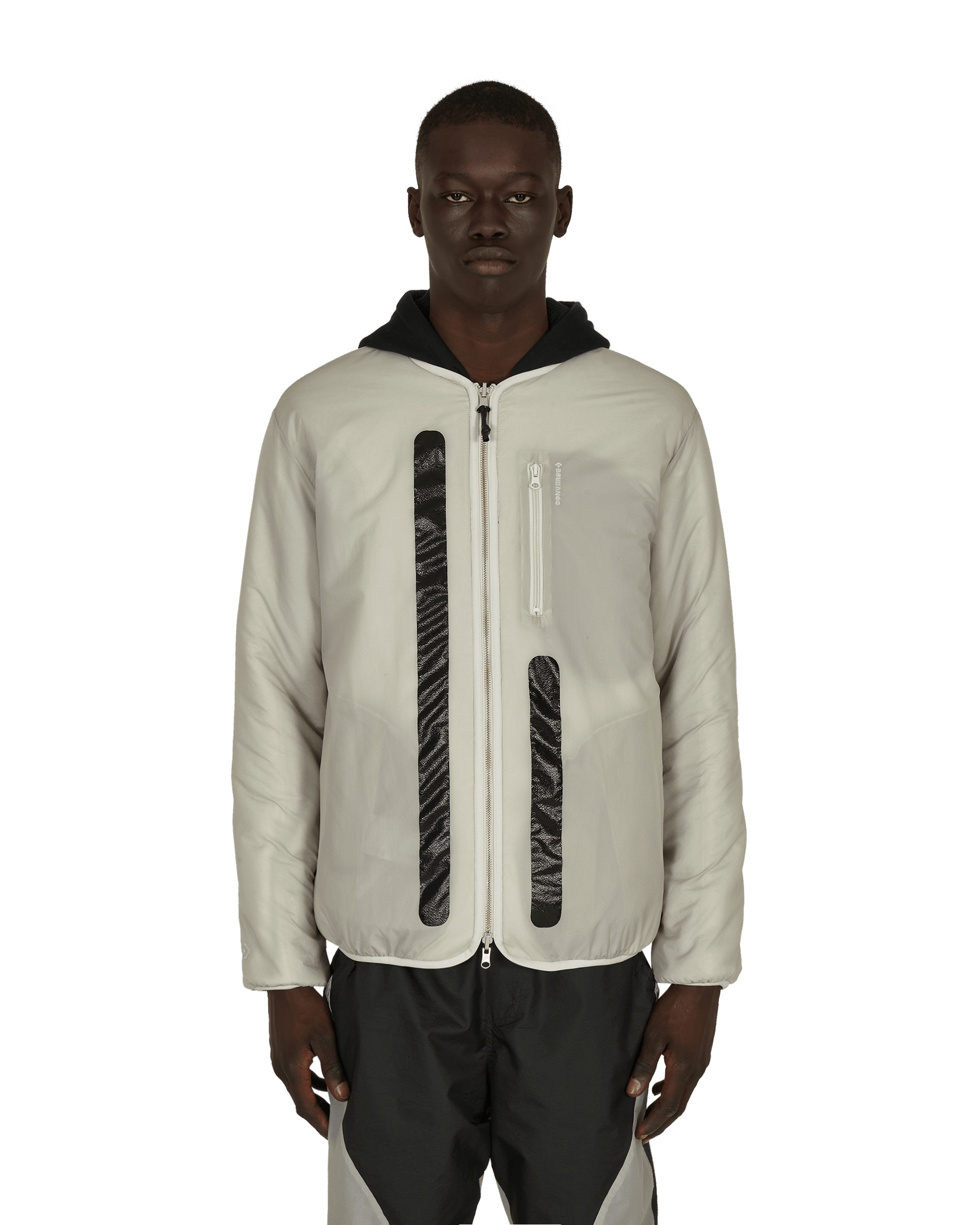 Converse Slam Jam Sherpa Reversible Jacket Grey