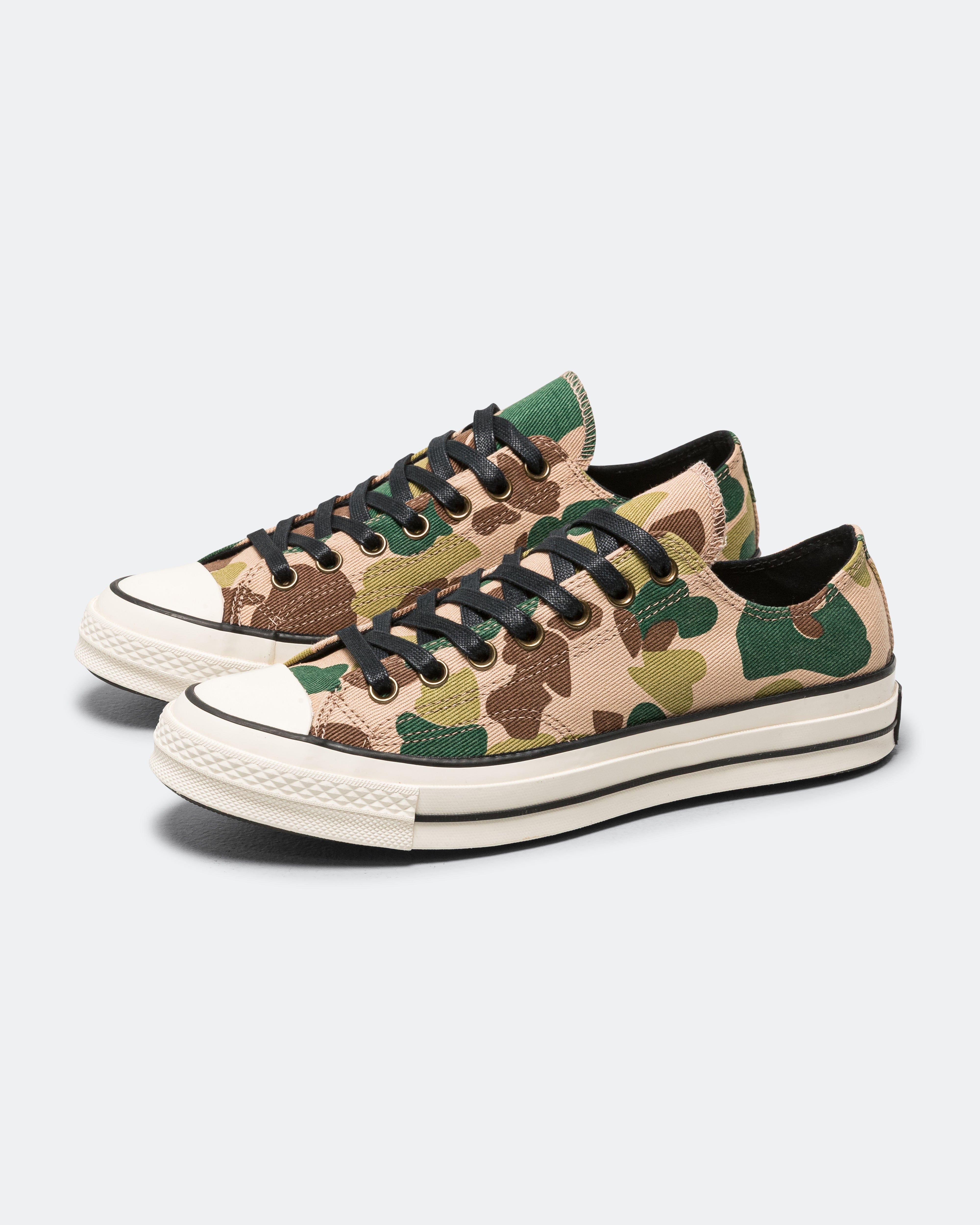 Converse CT 70 Archive Camo Low - Quarry/Forest - Egret