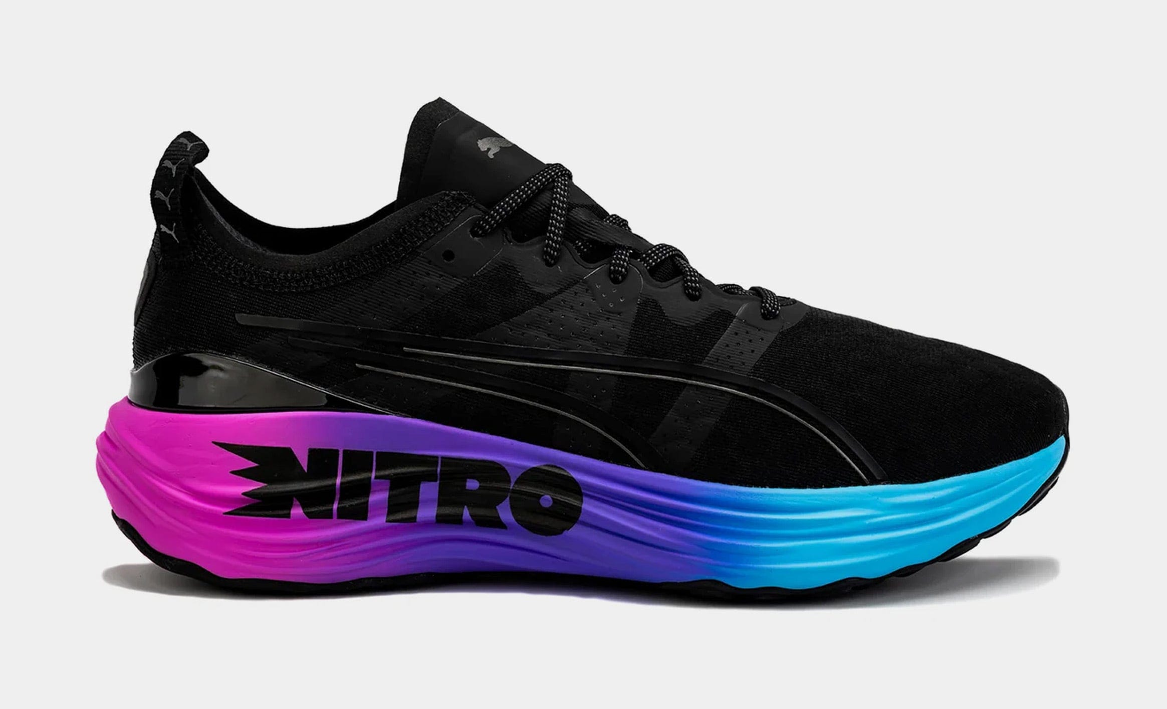 PUMA Forever Run Mens Lifestyle Shoes (Black/Multi)