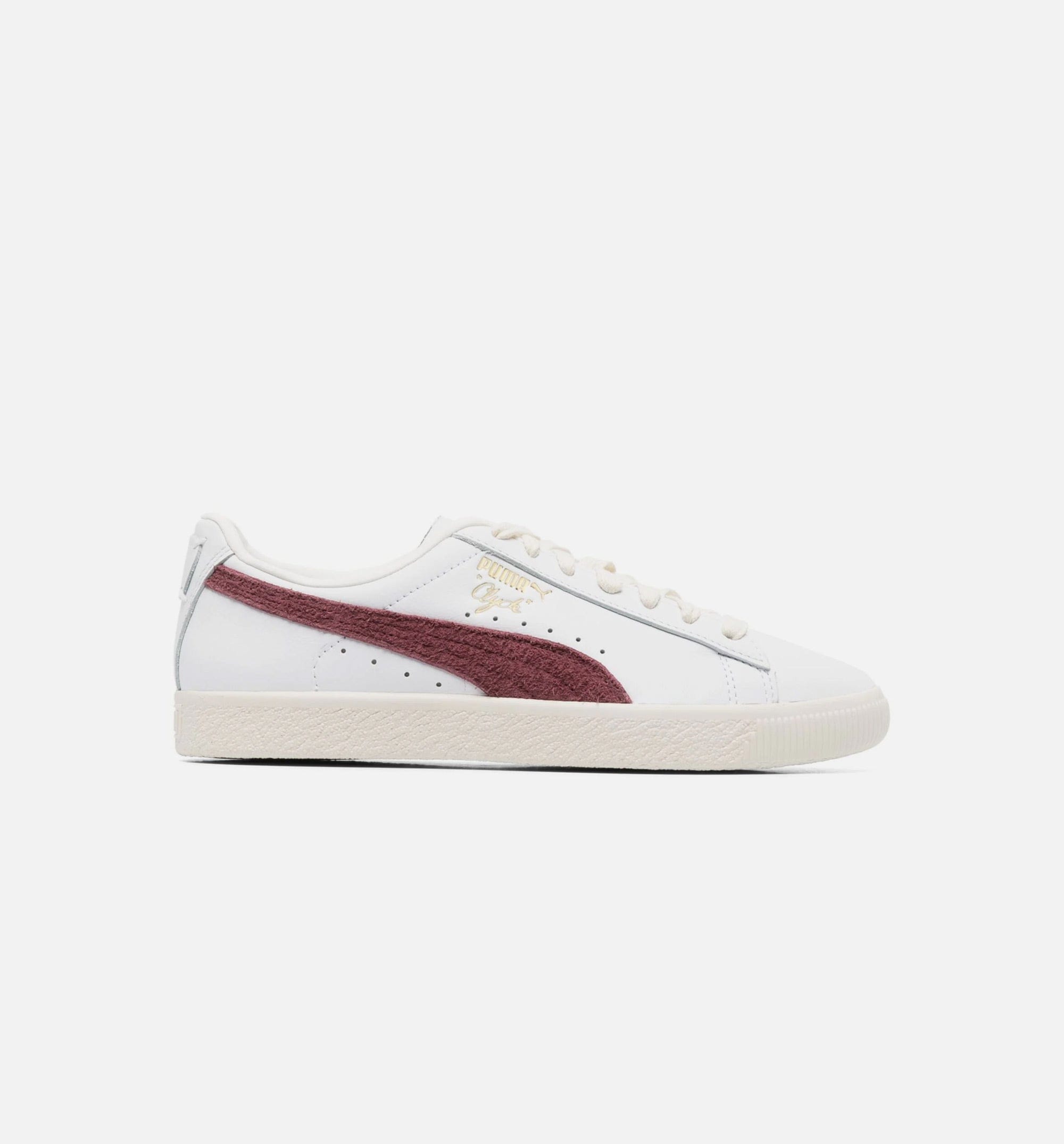 PUMA Clyde Base Mens Lifestyle Shoe - White/Gold