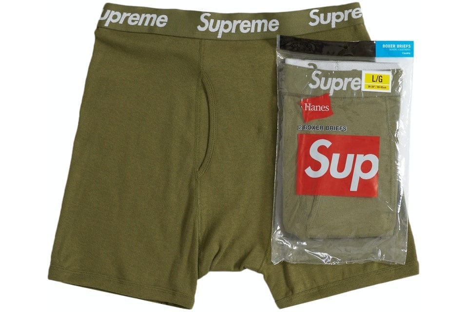 Supreme BOXER BRIEF OLIVE