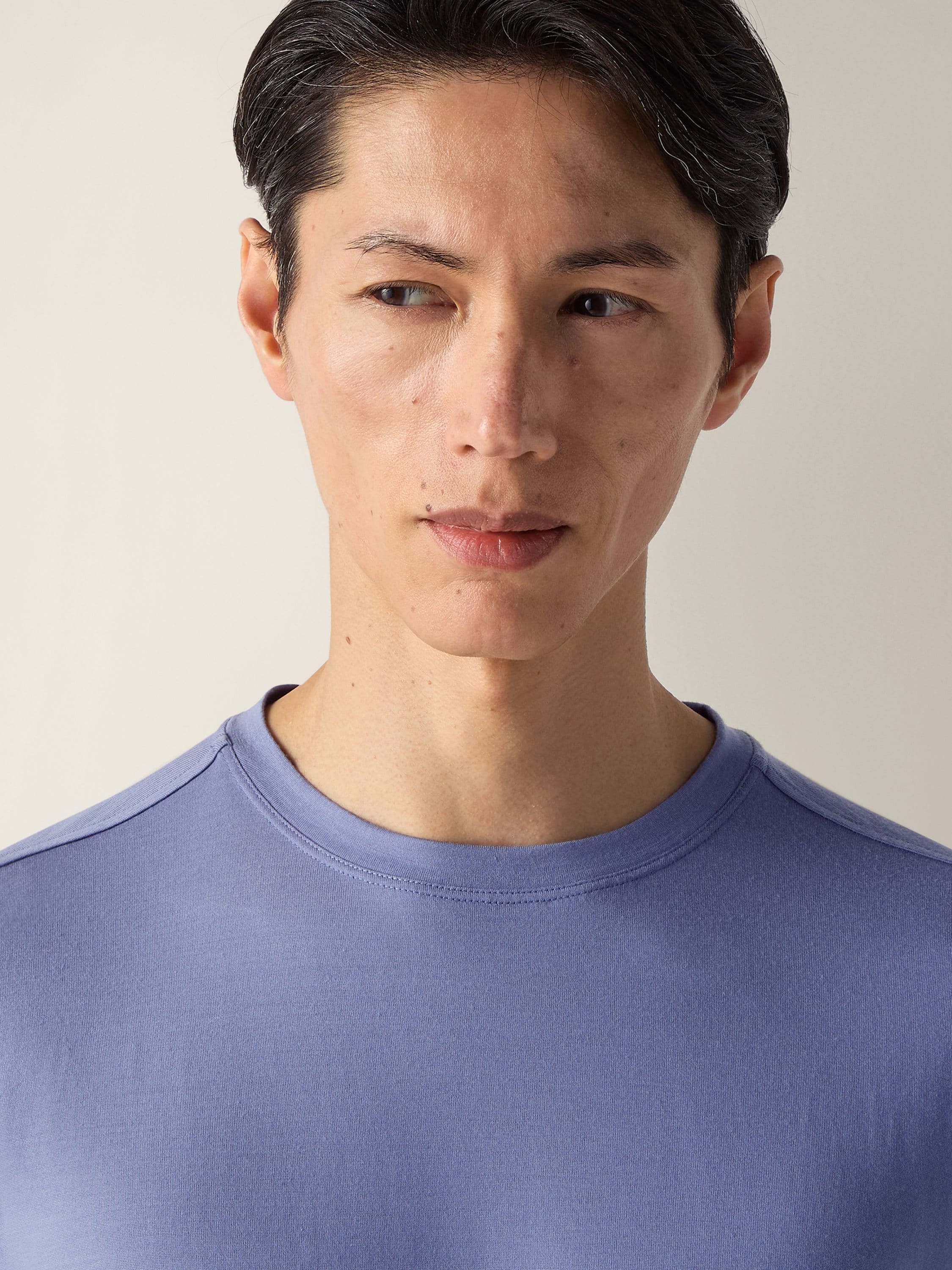 Zegna Lilac Vellus Aureum T - Shirt