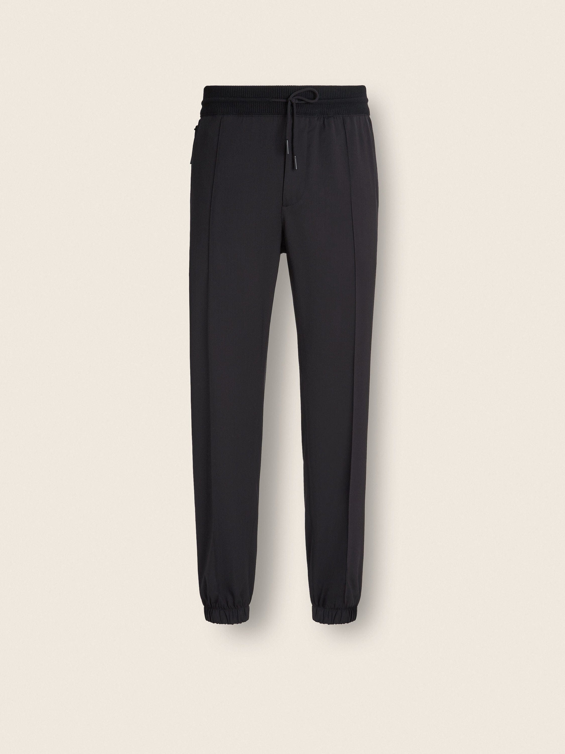 Zegna Black High Performance Wool Joggers