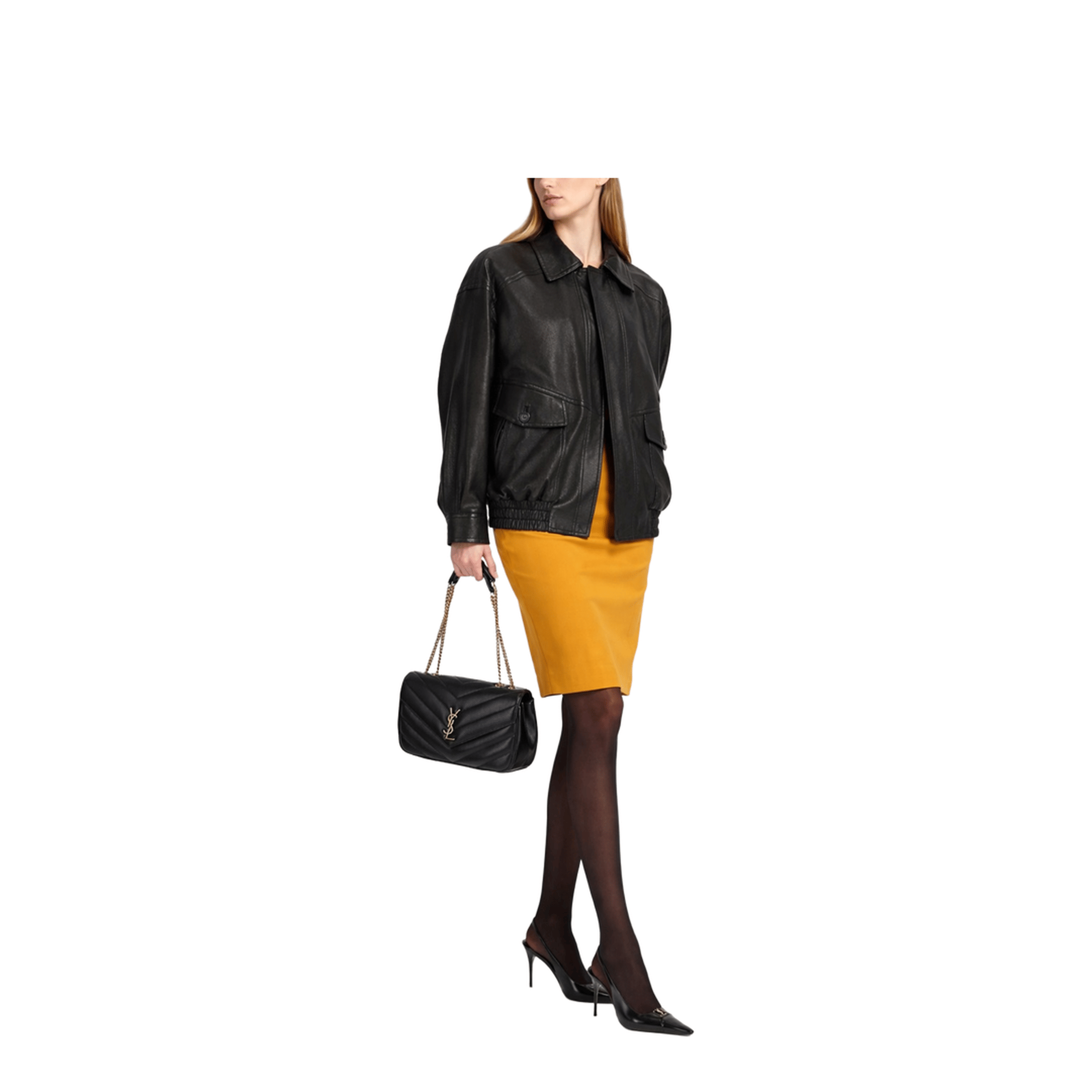 Saint Laurent MIDI PENCIL SKIRT