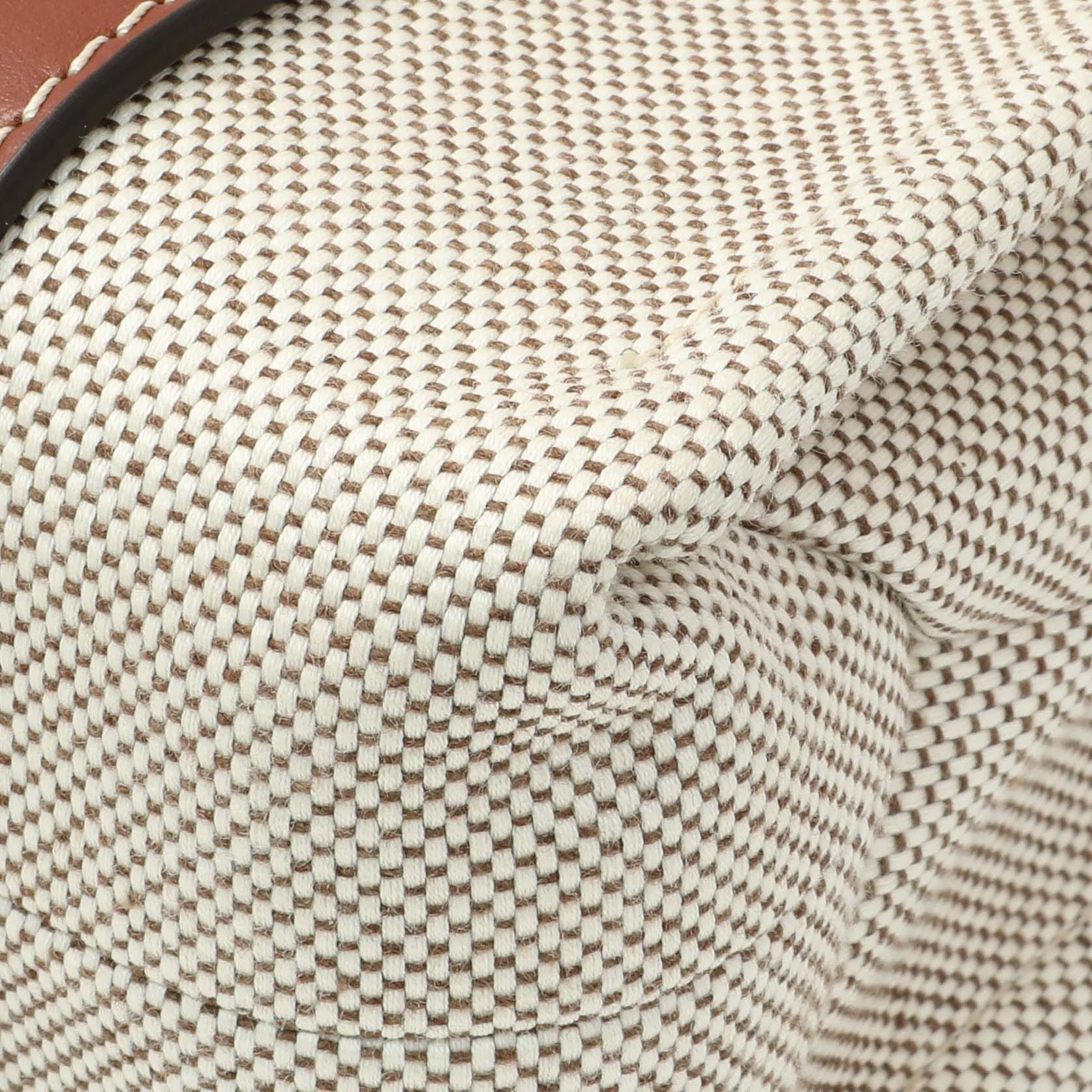 Chloe Linen Calfskin Small Woody Ribbon Tote