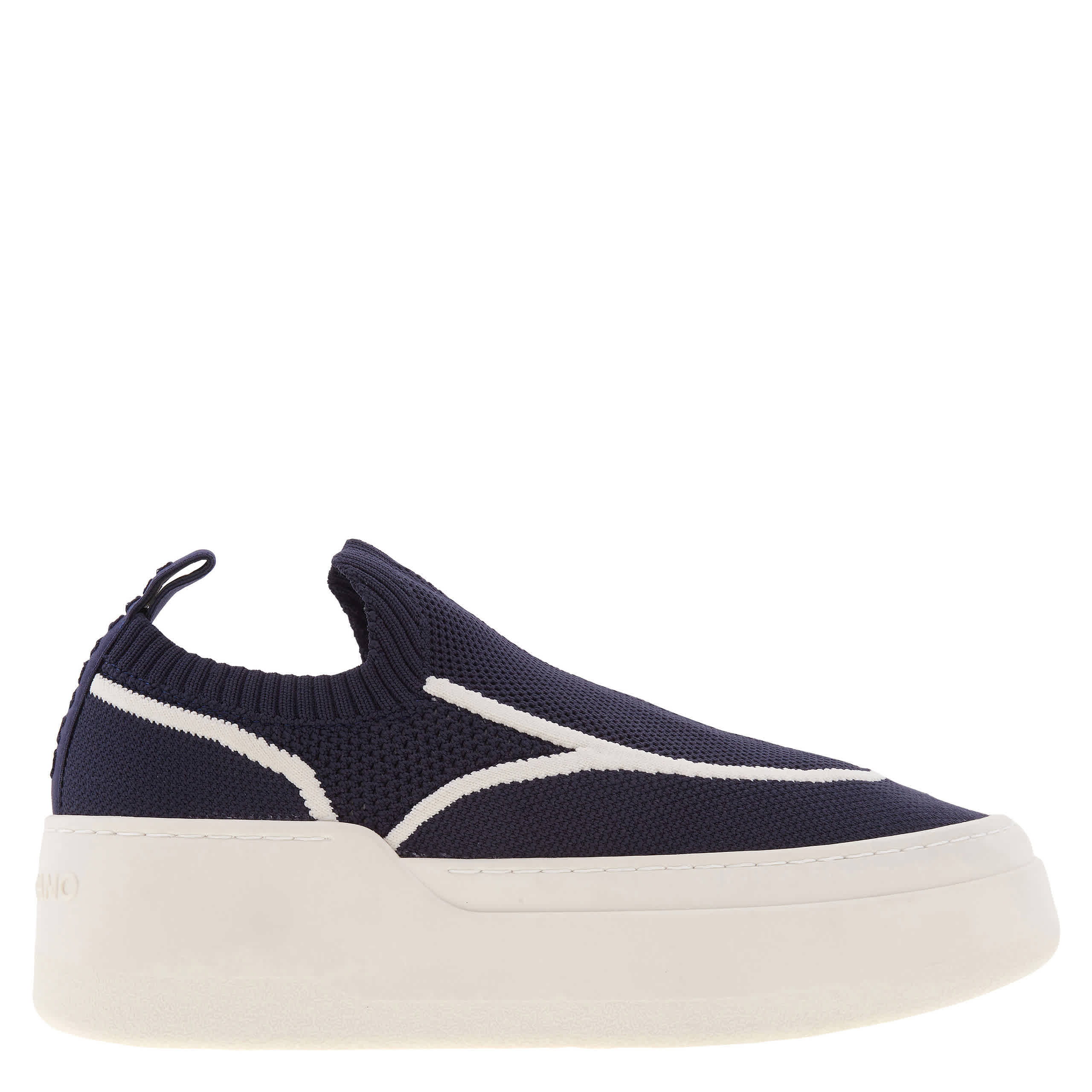 Ferragamo Diana Technical Knit Slip - On Platform Sneakers, Size 7