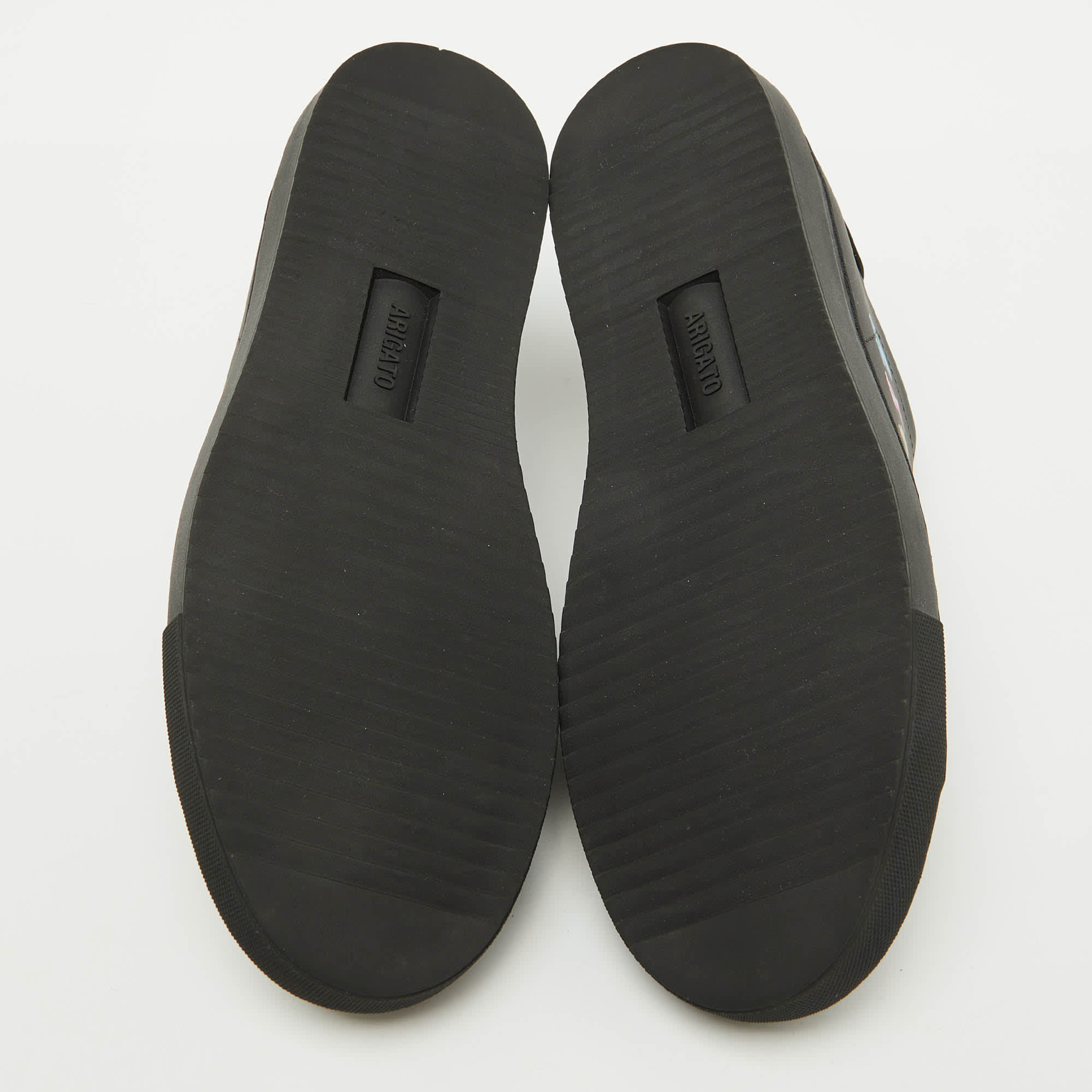 Axel Arigato Black Leather Logo Low Top Sneakers