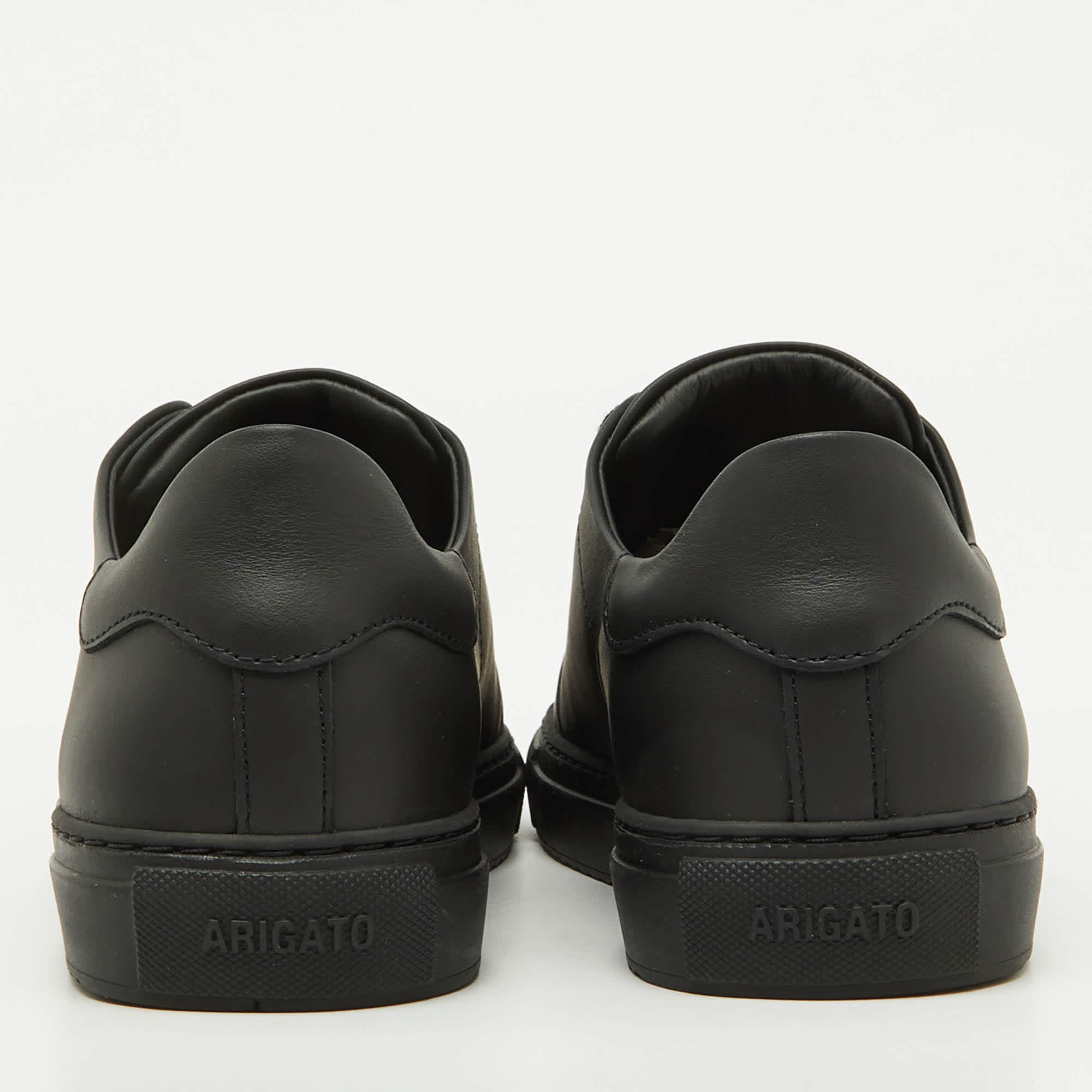 Axel Arigato Black Leather Logo Low Top Sneakers