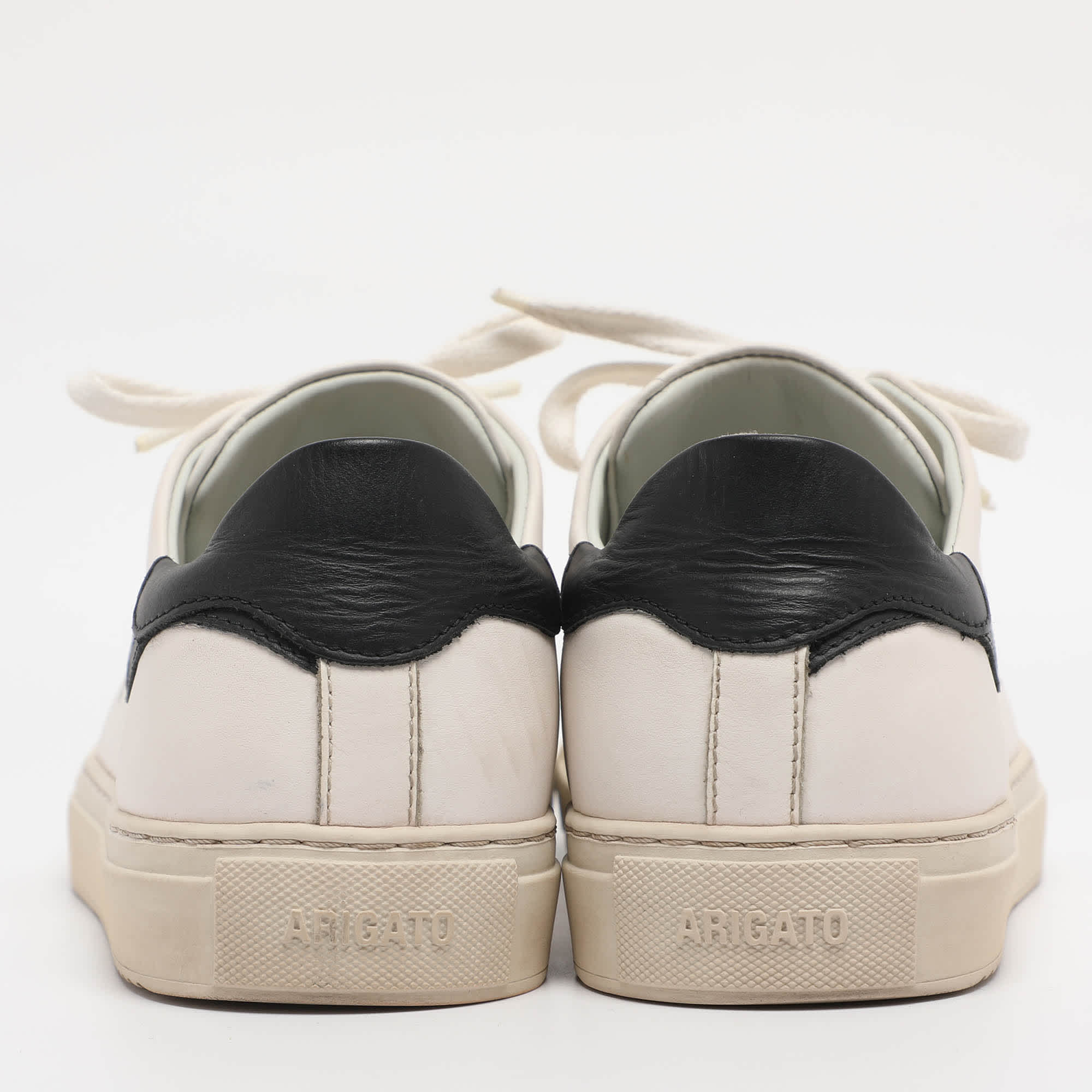 Axel Arigato White Leather Clean 90 Bee Bird Low Top Sneakers