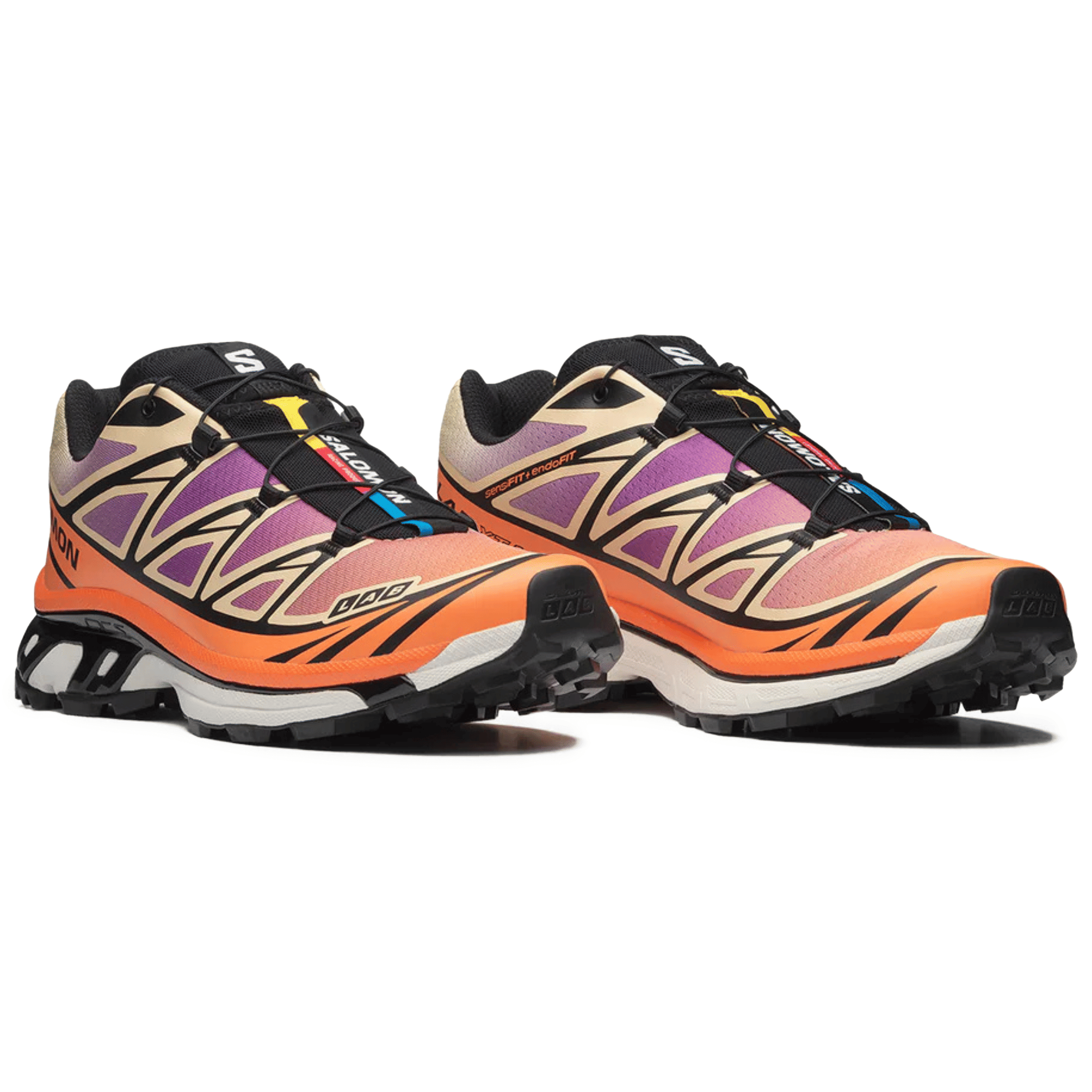 Salomon Men's XT - 6 Black/Almond Cream/Dragon