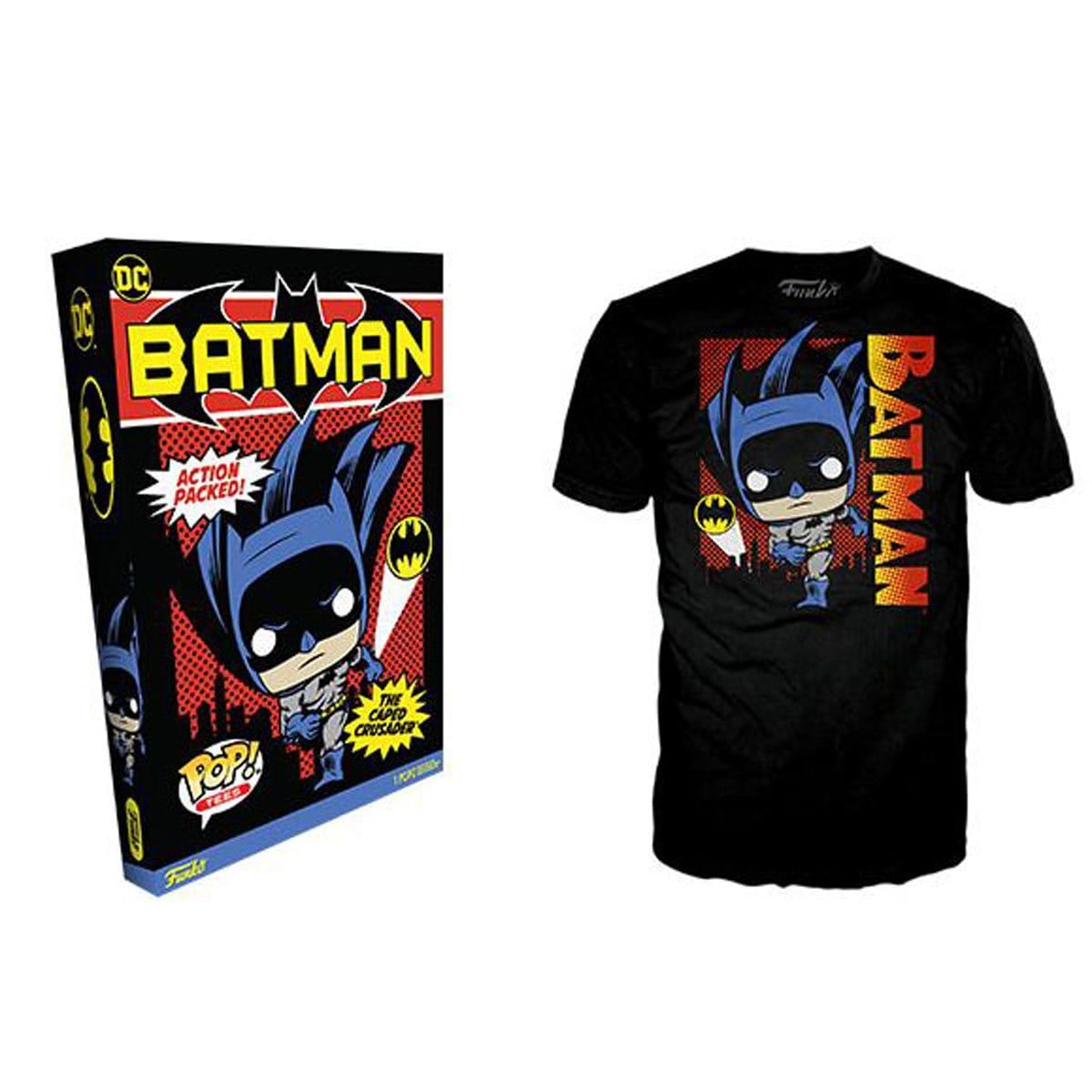Funko Pop Tees: DC - Batman Caped Crusader