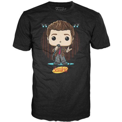 Funko POP T-Shirt: Seinfeld - Jerry Live from NY (Adult)