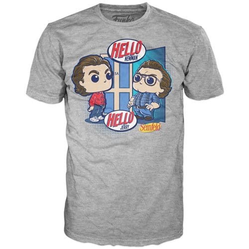 Funko POP T-Shirt: Seinfeld - Jerry & Newman (Adult)