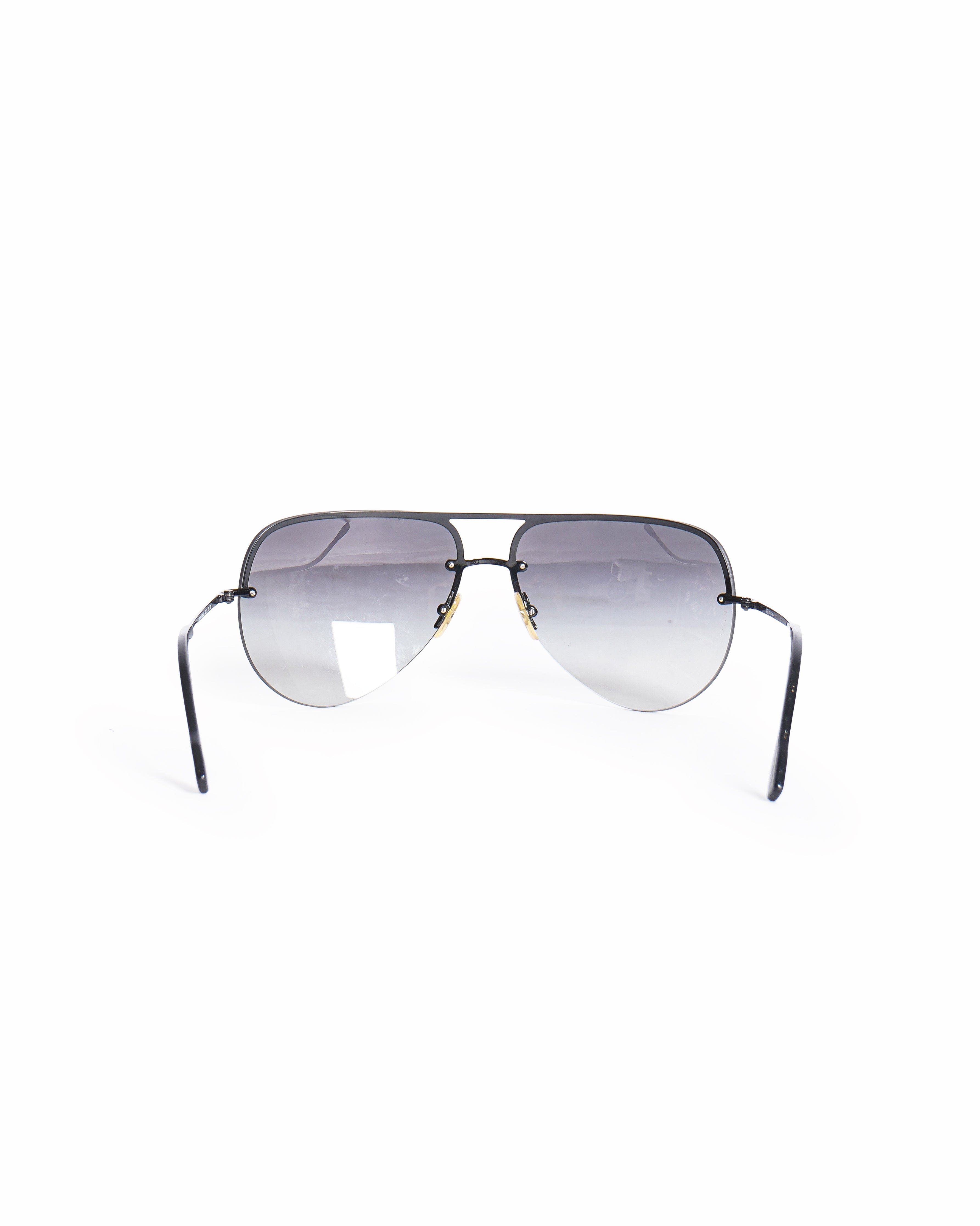 Dolce & Gabbana Black Aviator Sunglasses