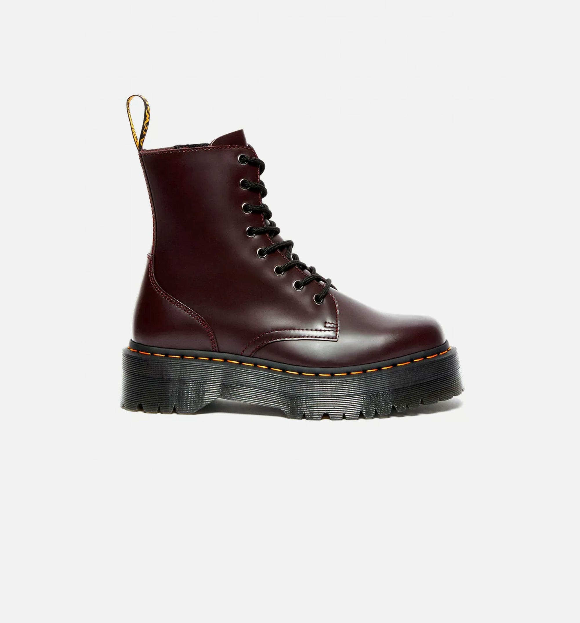 DR Martens Jadon Boot Smooth Leather Platform Womens Lifestyle Shoe - Burgundy