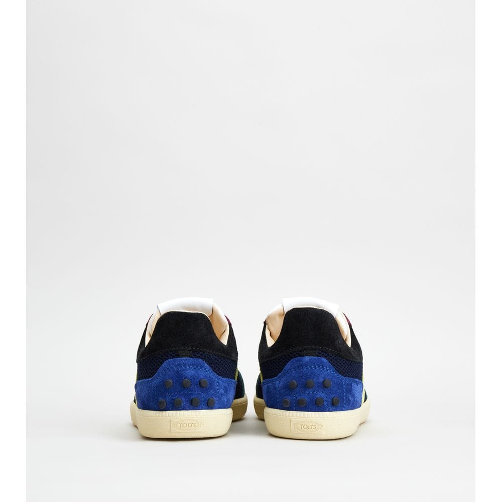 Tod's Tods Tabs Sneakers In Suede And Technical Fabric Multicolor Womens