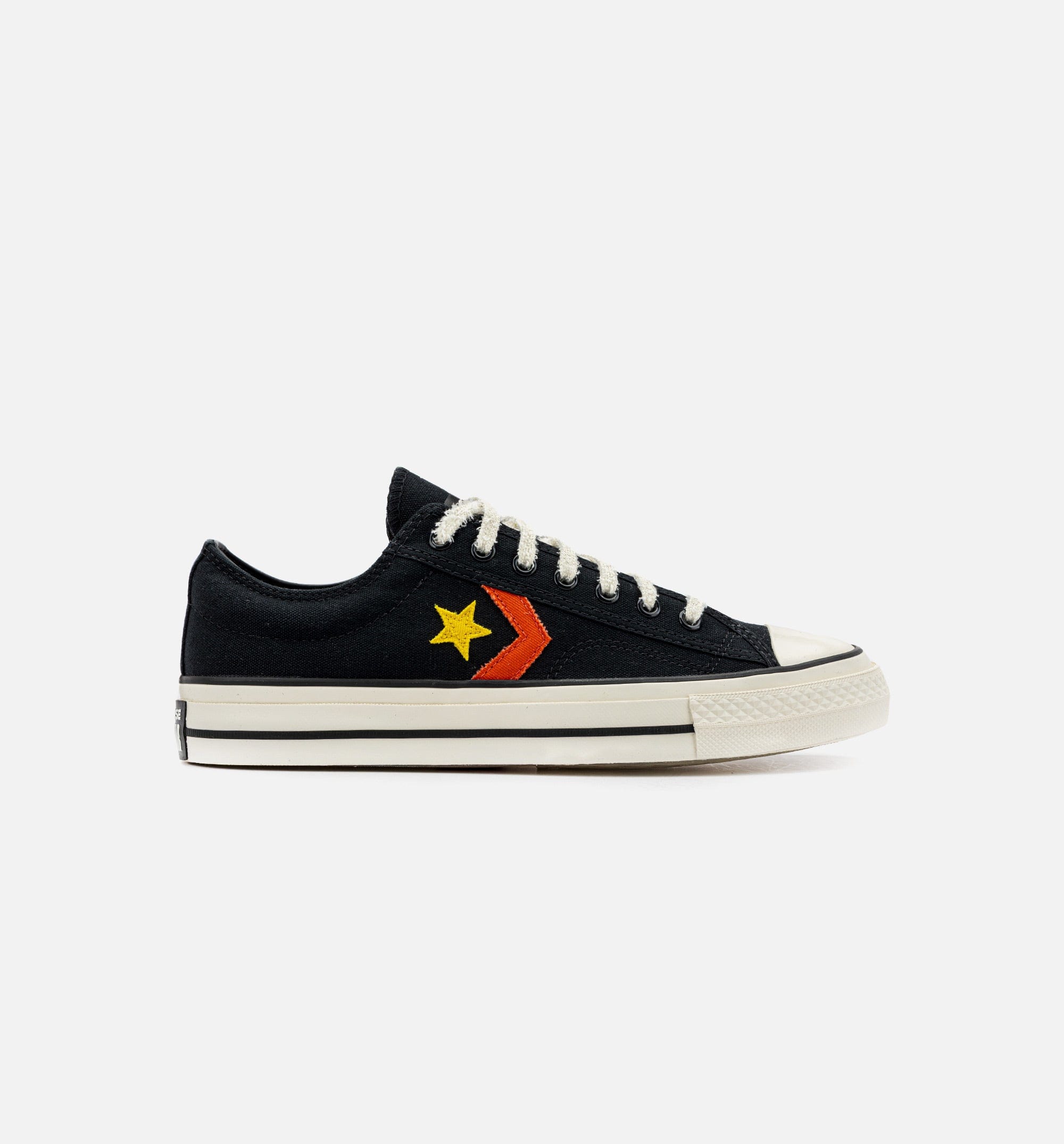 Converse Star Player 76 OX Mens Lifestyle Shoe - Black/Green/Yellow