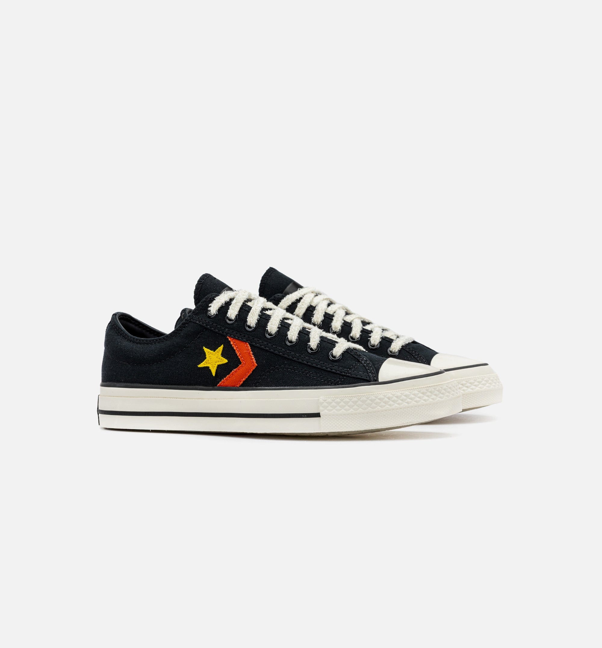 Converse Star Player 76 OX Mens Lifestyle Shoe - Black/Green/Yellow