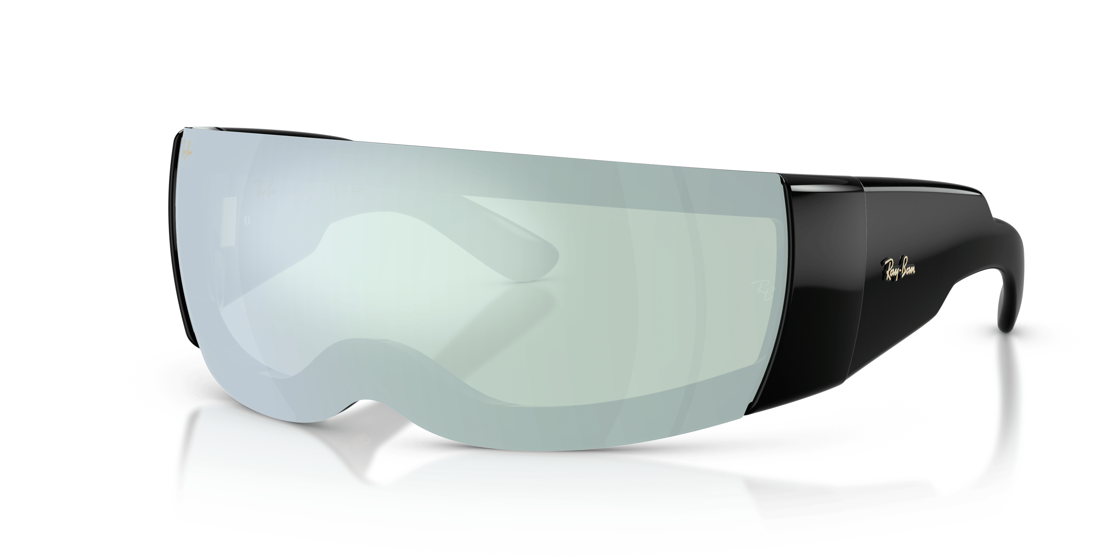 RAY-BAN A$AP ROCKY x RAY - BAN ULTRA WRAP 002 - BLACK / TRANSLUCENT MIRROR