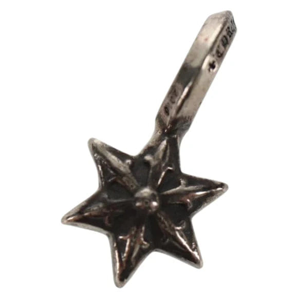 Chrome Hearts Stack Star Charm Ag925 Silver Auth 136575M 136575M