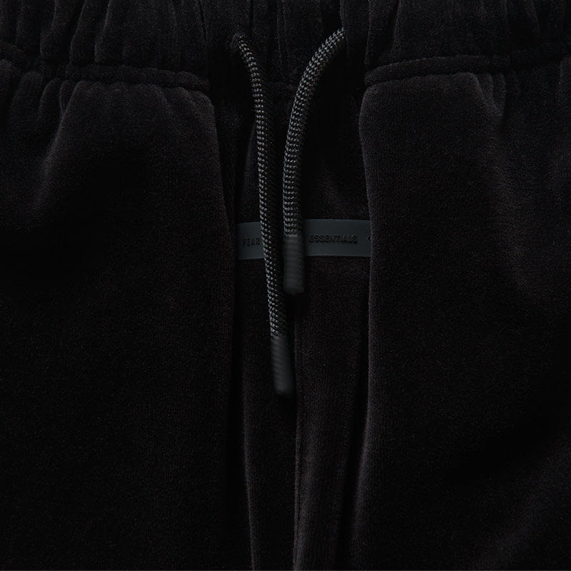 Fear of God Essentials Kids Fear Of God Essentials Velour Flare Sweatpant - Vintage Black