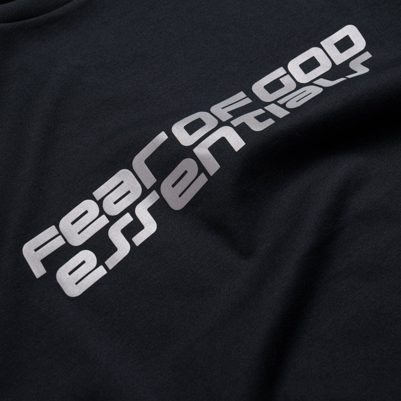 Fear Of God Essentials Ponte 90's T-Shirt - Vintage Black