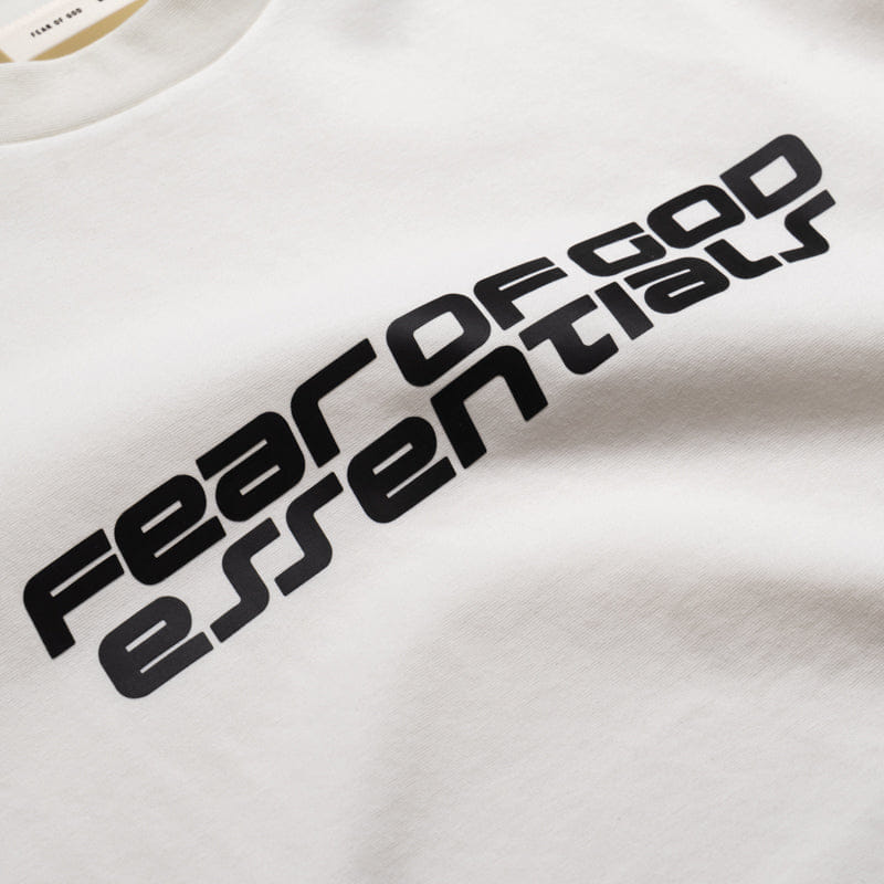 Fear Of God Essentials Ponte 90's T-Shirt - Ivory